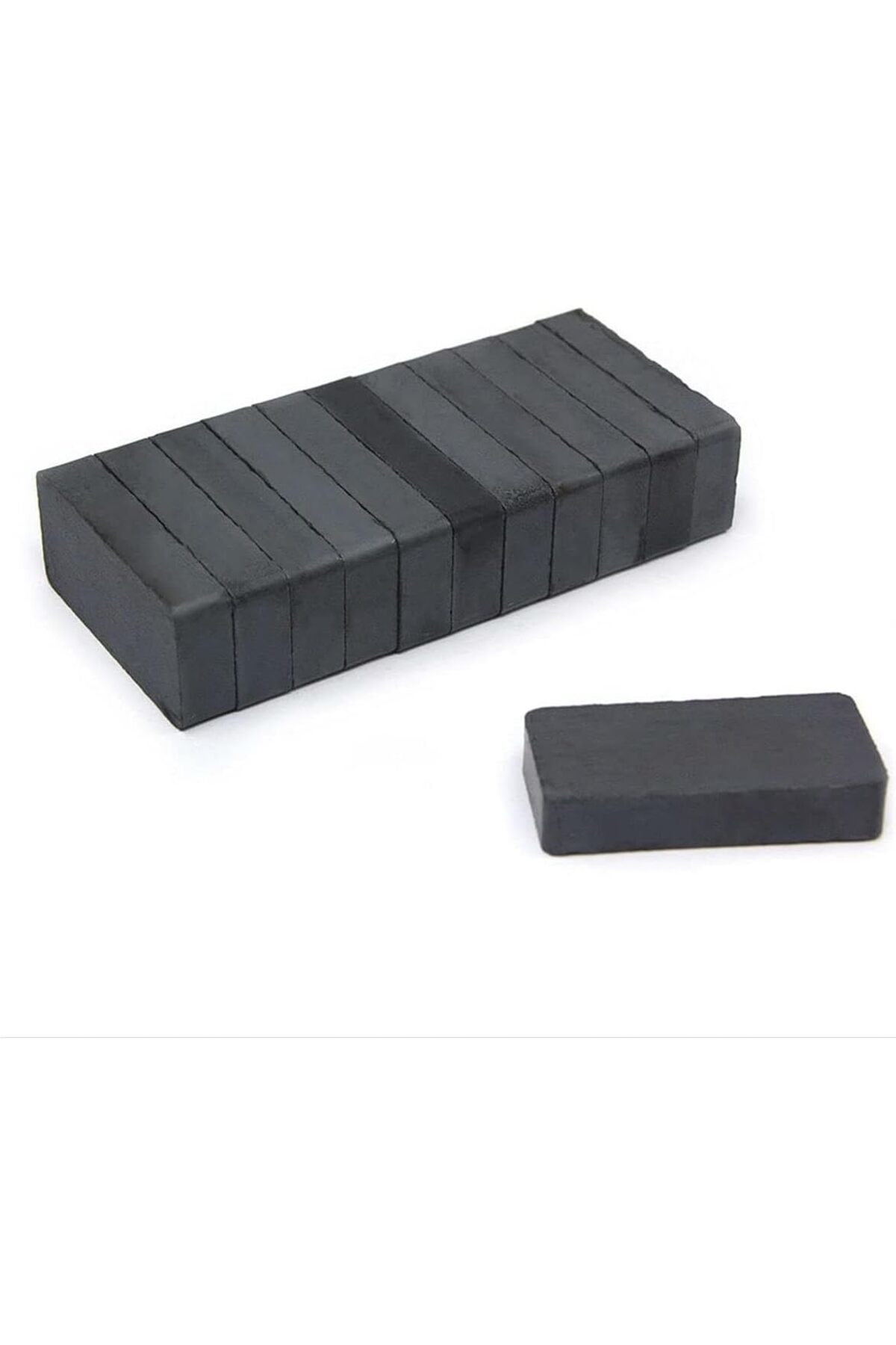 LuxShoping 40x20x10 mm Y35 Ferrit (Seramik) Mıknatıs - 5 Adet Set