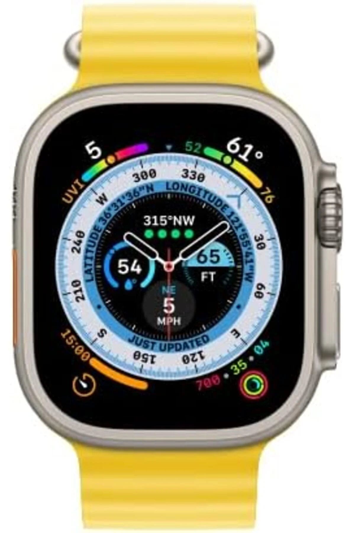 LuxShoping 49 mm Sarı Ocean Kordon Uzatma Kiti 1142128