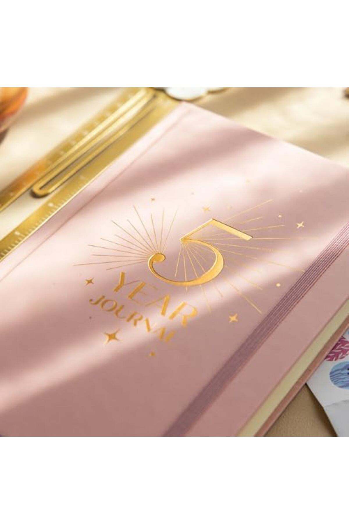 LuxShoping 5 Yıllık Süresiz Günlük Ajanda 13x21 - Pembe 1142128