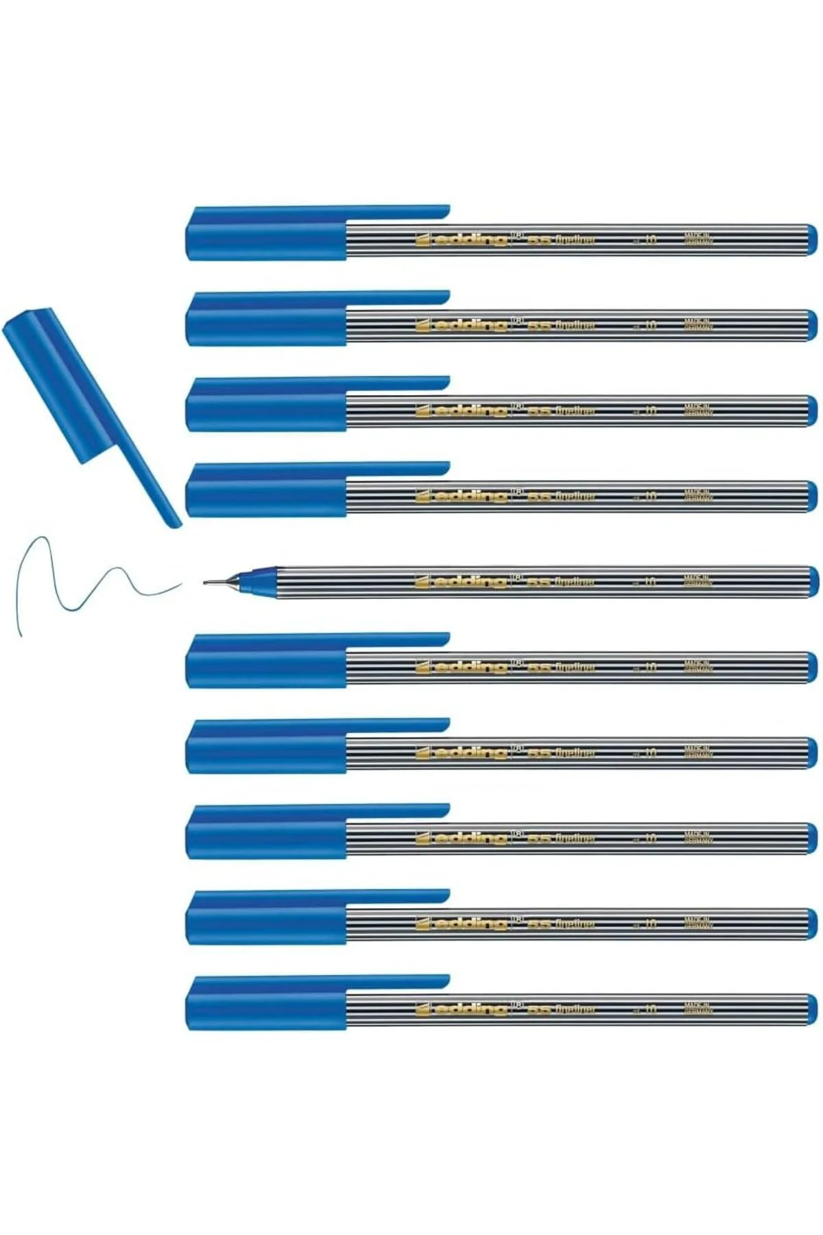 LuxShoping 55 - açık mavi - 10 kalem - 0,3 mm uç 1142128