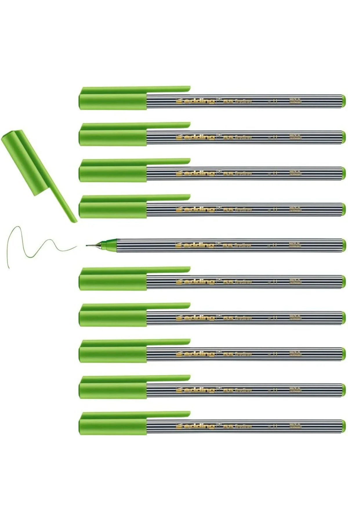 LuxShoping 55 - açık yeşil - 10 kalem - 0,3 mm uç 1142128