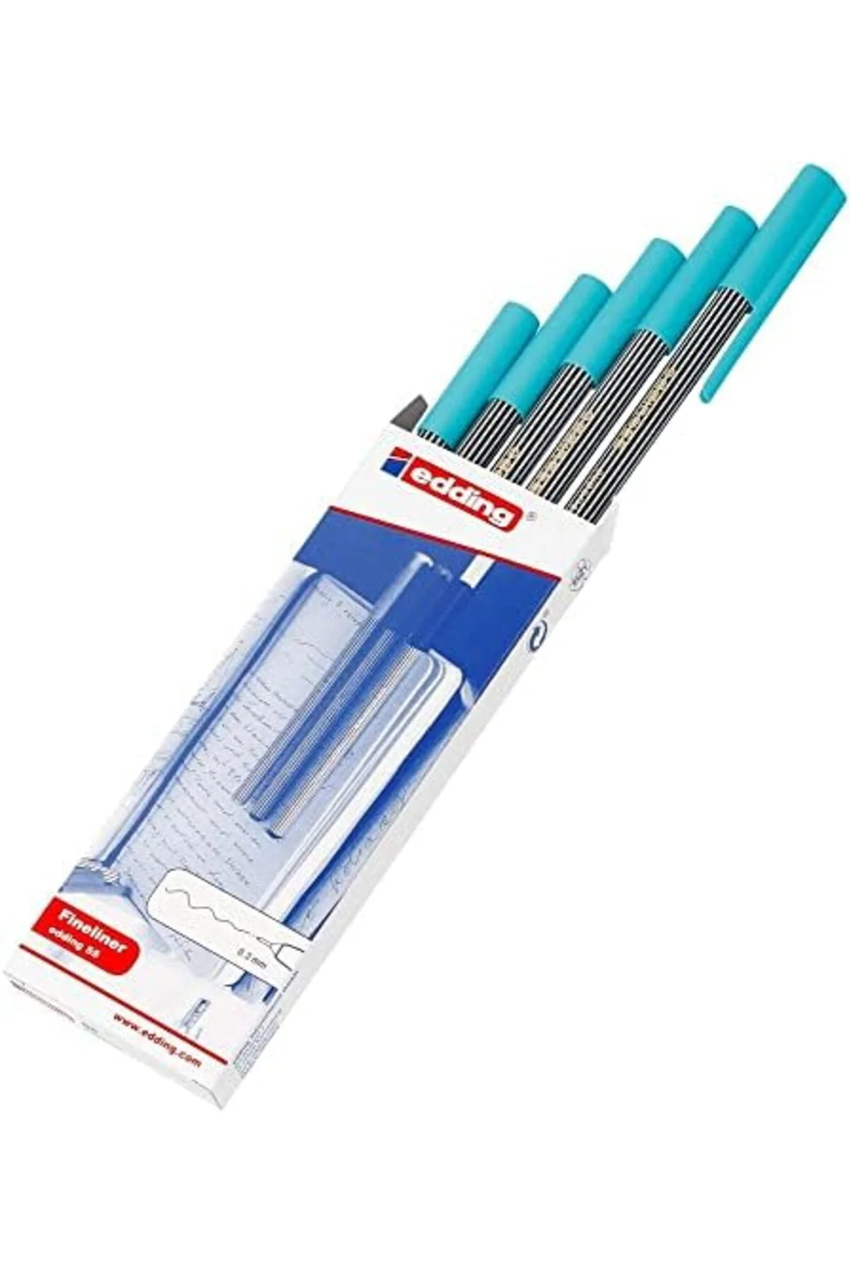 LuxShoping 55 - turkuaz - 5 kalem - 0,3 mm uç 1142128