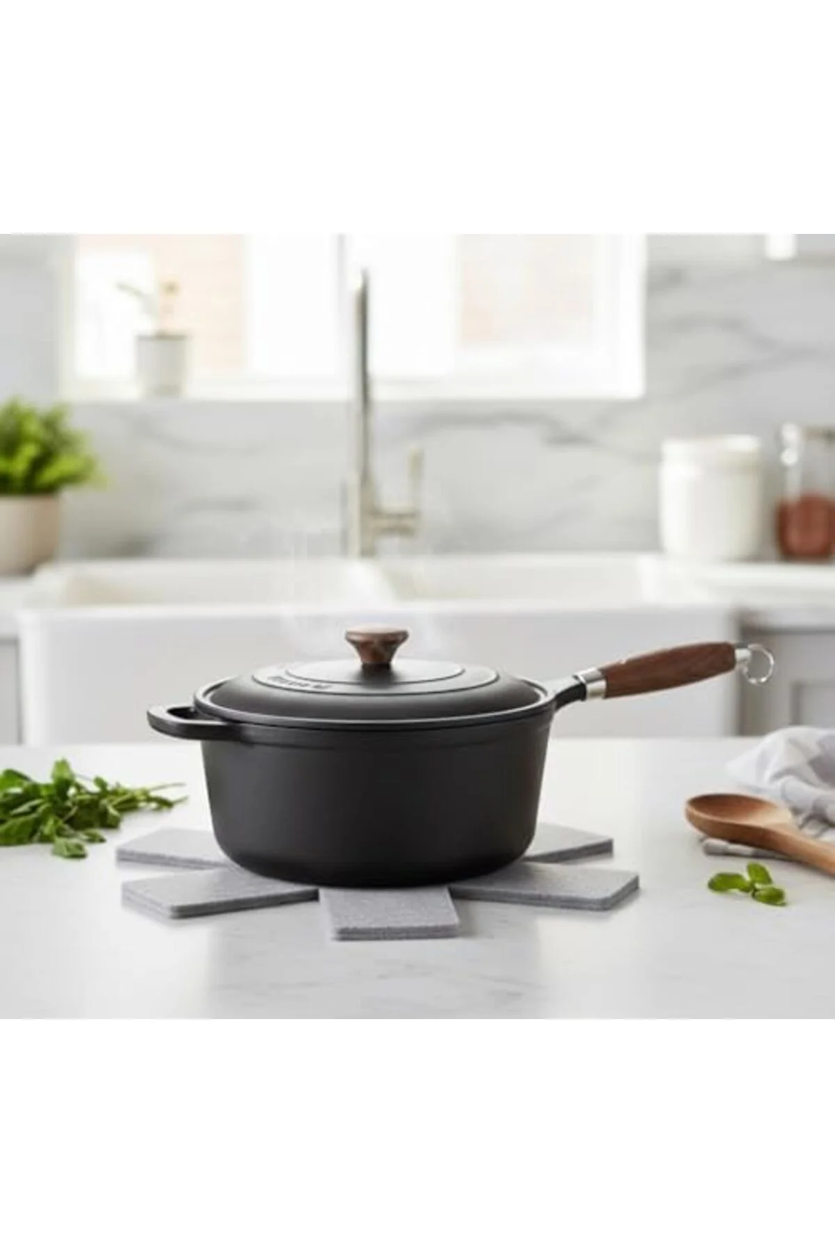 LuxShoping 6 Adet Keçe Tencere ve Tabak Koruyucu – 30 cm Çizilme 