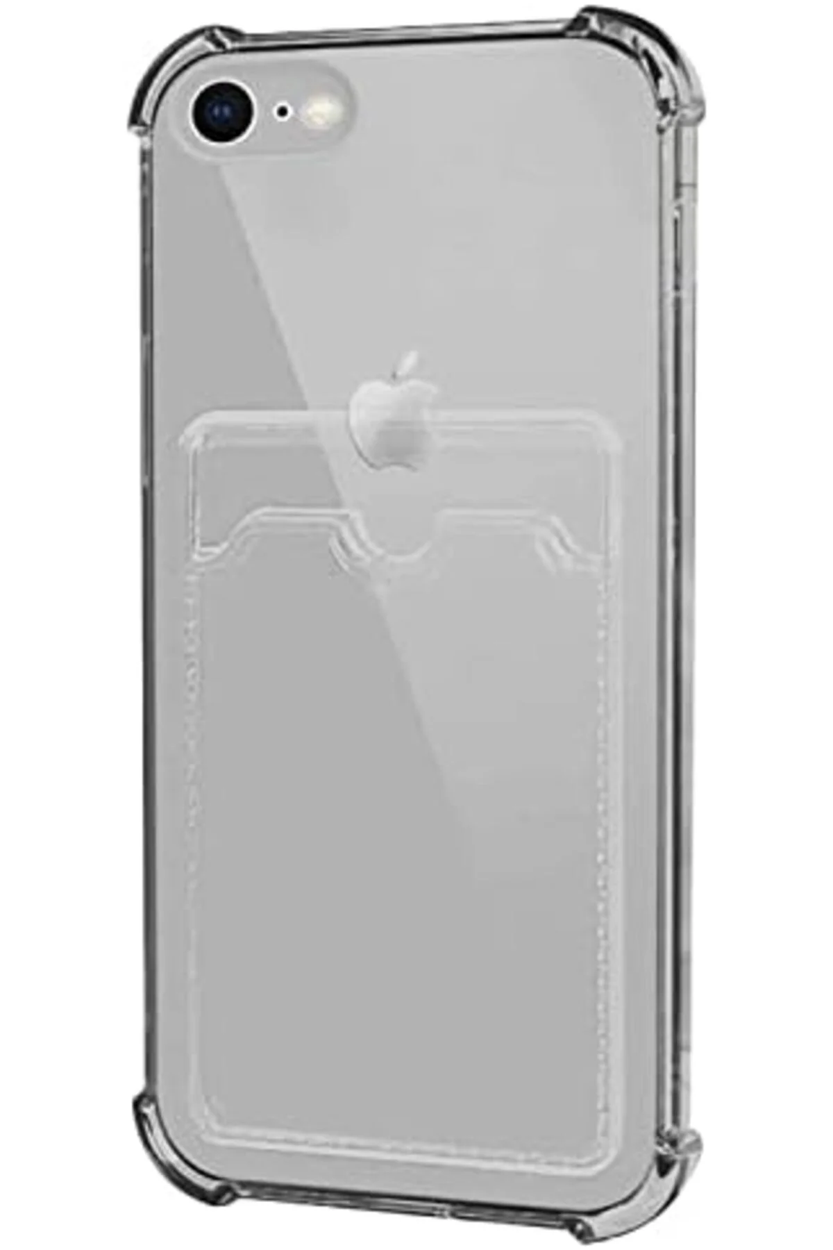 LuxShoping 7 için Card Slot Kılıf Siyah [ 7 ile Uyumlu Kılıf - Si LuxShoping 7 için Card Slot Kılıf Siyah [ 7 ile Uyumlu Kılıf - Si
