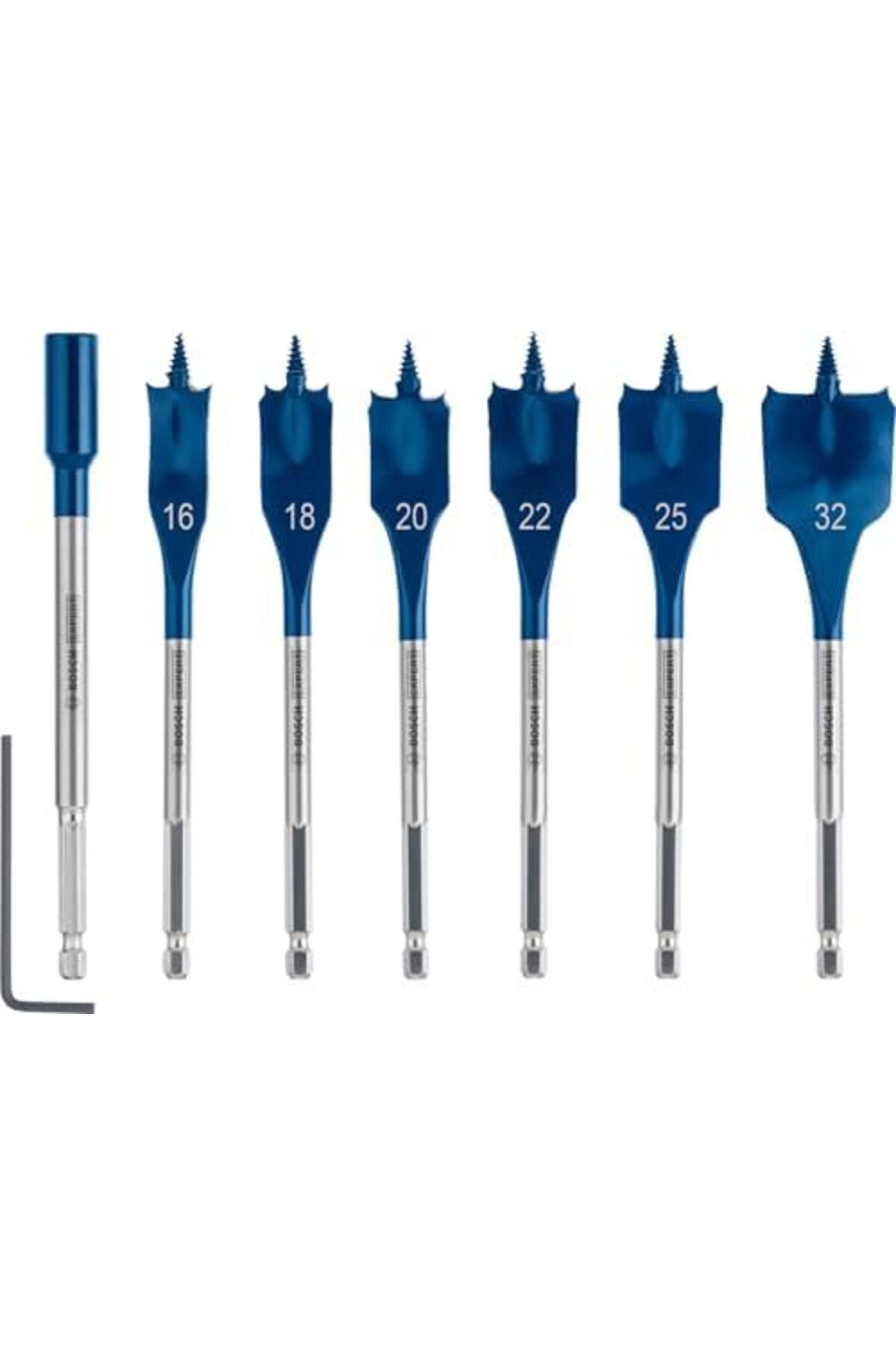 LuxShoping 7 x Expert Self Cut Speed yassı freze matkap seti (yum