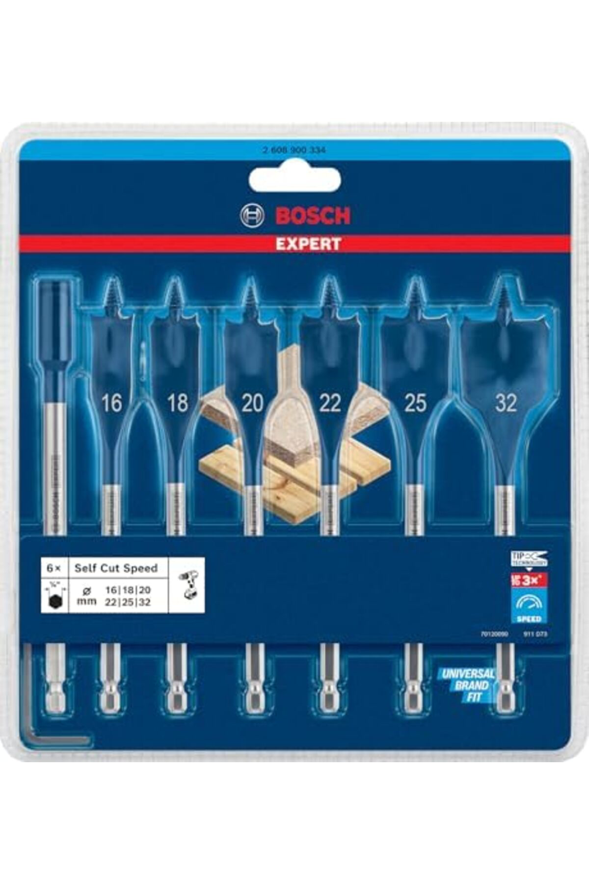 LuxShoping 7 x Expert Self Cut Speed yassı freze matkap seti (yum