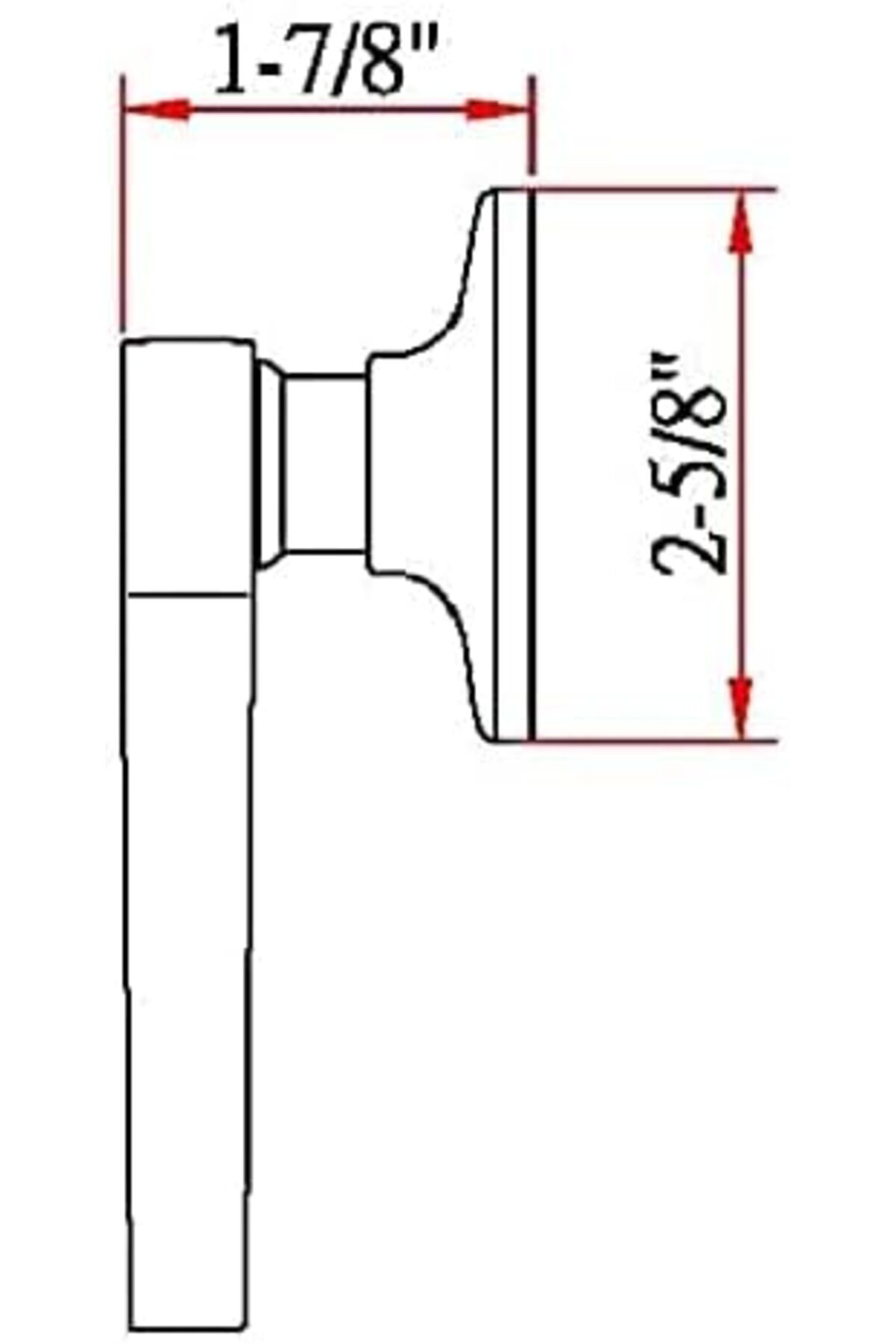 LuxShoping 791657 Kaydırma Kapı Kolu, Yağ Ovuşturdu Bronz, Kukla/
