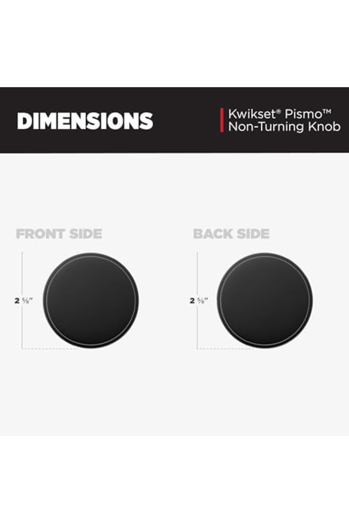 LuxShoping 97880-938 Pismo Yarım Kukla Etkin Kapı Topuzu, Demir S LuxShoping 97880-938 Pismo Yarım Kukla Etkin Kapı Topuzu, Demir S