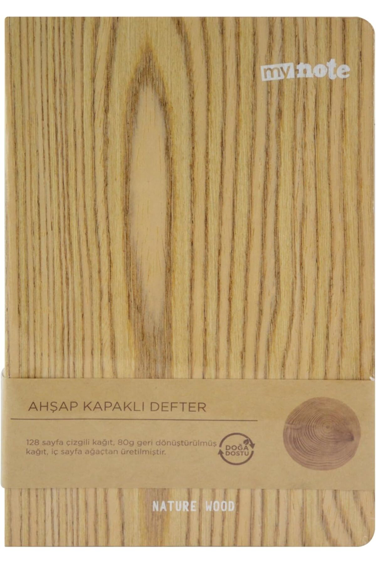 LuxShoping A5 Ahşap Kağıt Kaplı Defter Ahşap Rengi 1142128