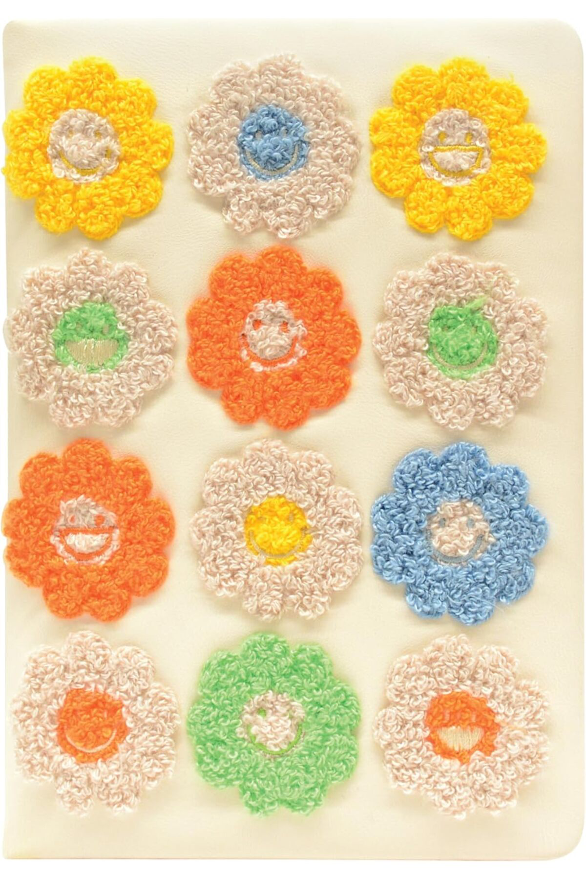 LuxShoping A5 Çiçek Nakışlı Defter Krem 80 Yp Küçük Çiçek 1142128