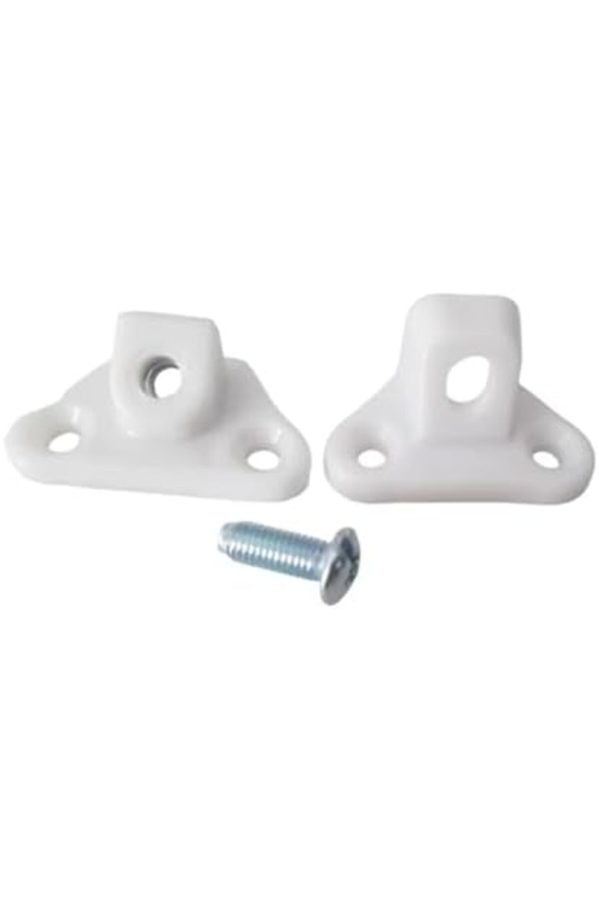 LuxShoping Açılı T Bağlantı Çektirme Beyaz Plastik Köşe Birleştir