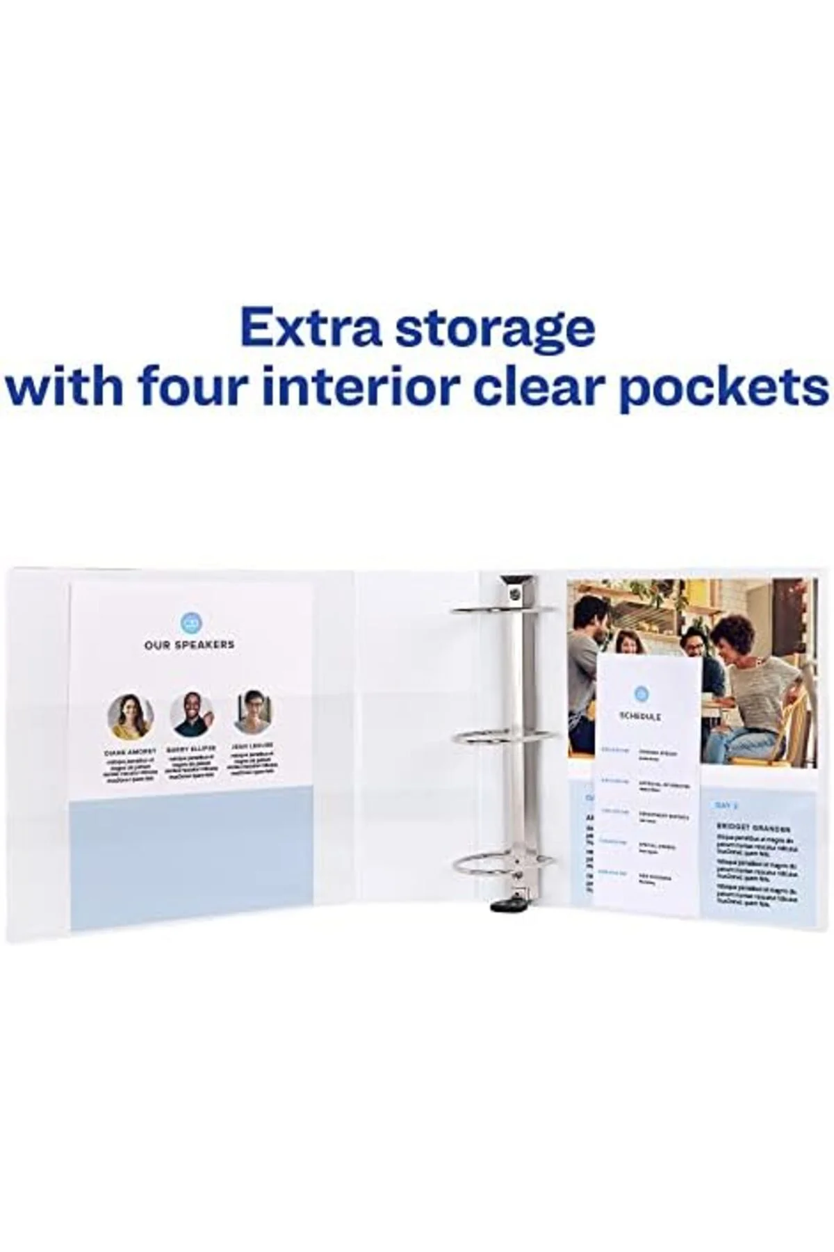 LuxShoping Ağır Hizmet Tipi Görünüm 3 Halka Bağlayıcı, 5 "Tek Dok