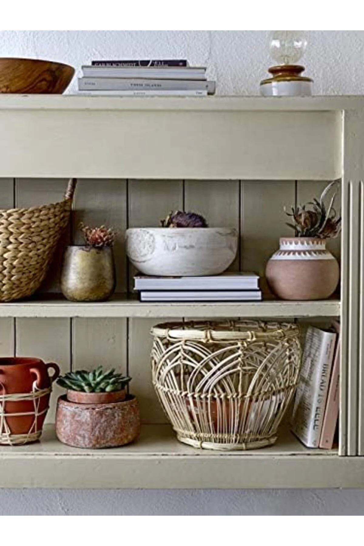 LuxShoping AH0451 Ahşap Saksı, Beyaz 1142128