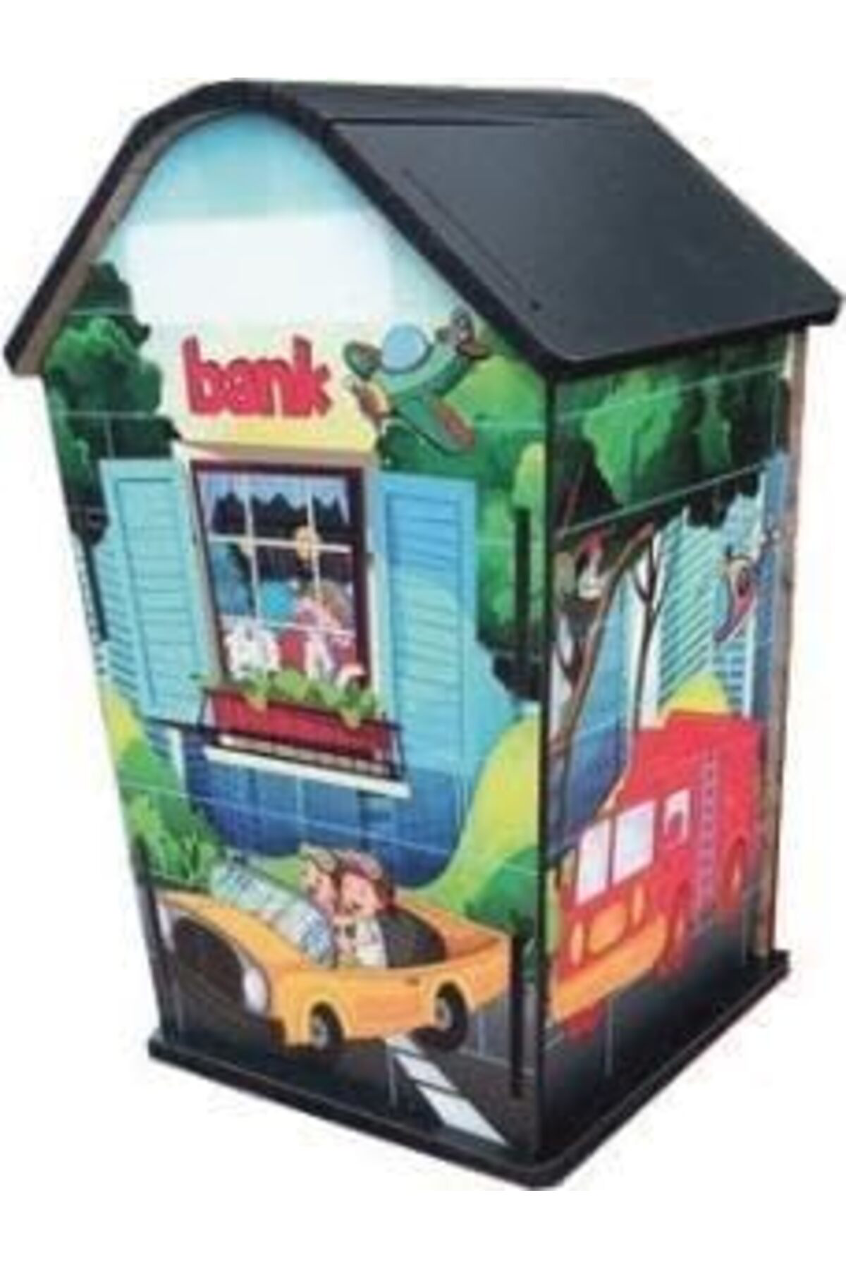 LuxShoping Ahşap Ev Kumbara Araba Temalı 1142128