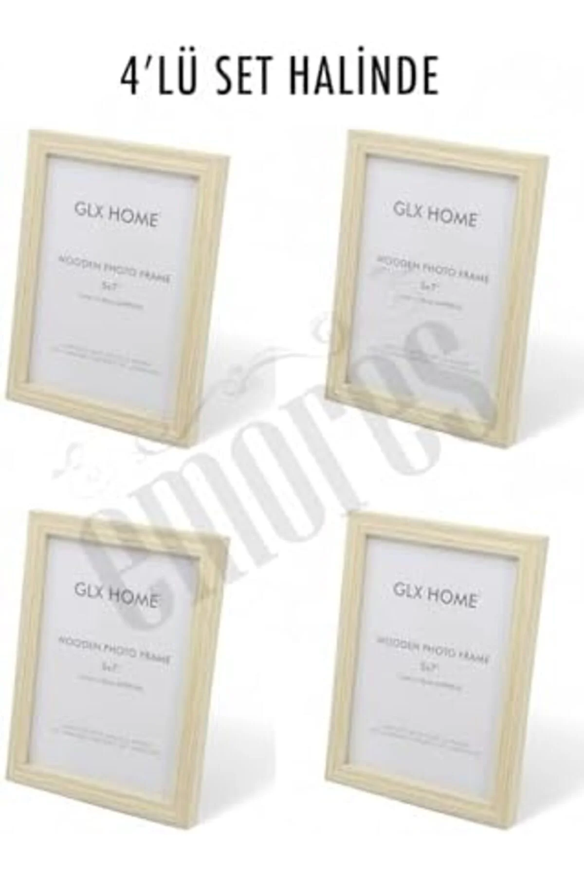 LuxShoping Ahşap Resim Çerçevesi 4'lü Set Halinde 13 x 18 cm boyu LuxShoping Ahşap Resim Çerçevesi 4'lü Set Halinde 13 x 18 cm boyu