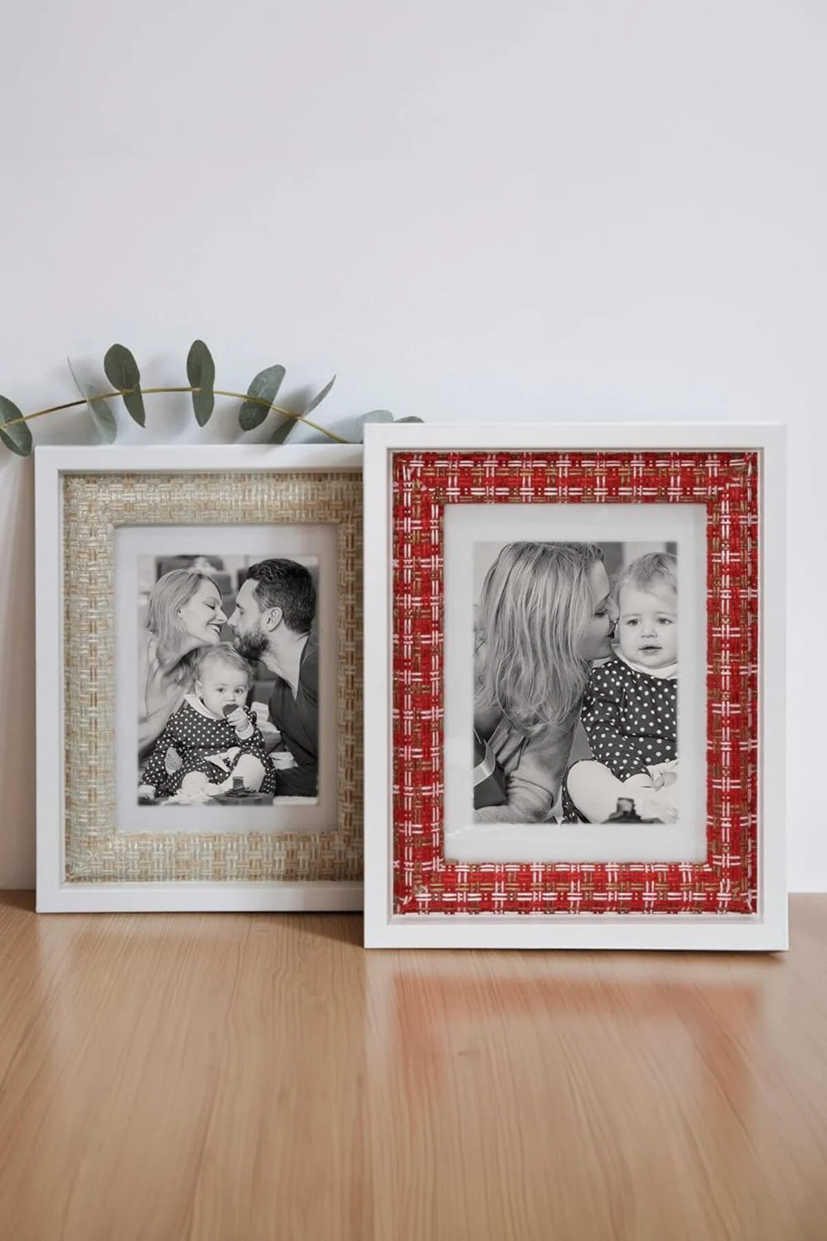 LuxShoping Ahşap Resim Çerçevesi 2'li Set Halinde 13 x 18 cm boyu