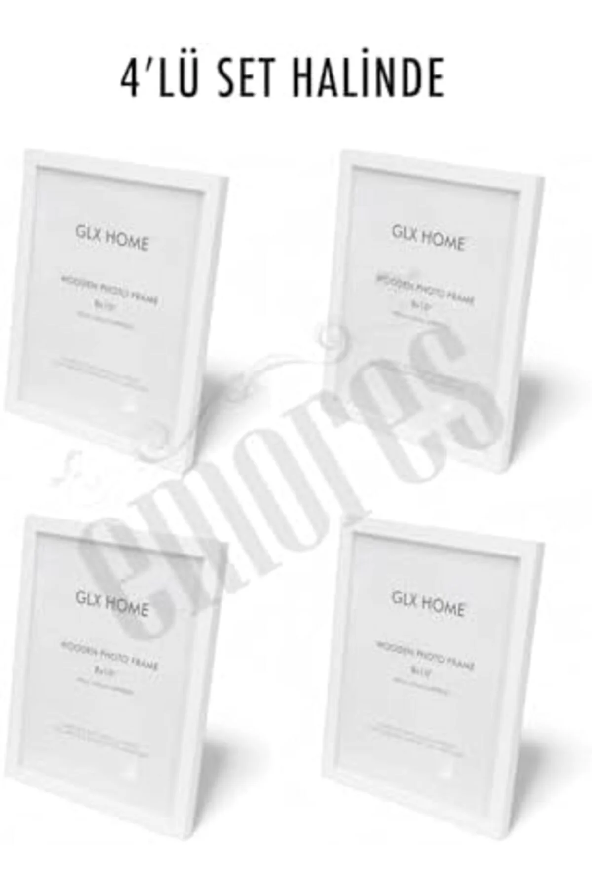 LuxShoping Ahşap Resim Çerçevesi 4'lü Set Halinde 20 x 25 cm boyu LuxShoping Ahşap Resim Çerçevesi 4'lü Set Halinde 20 x 25 cm boyu