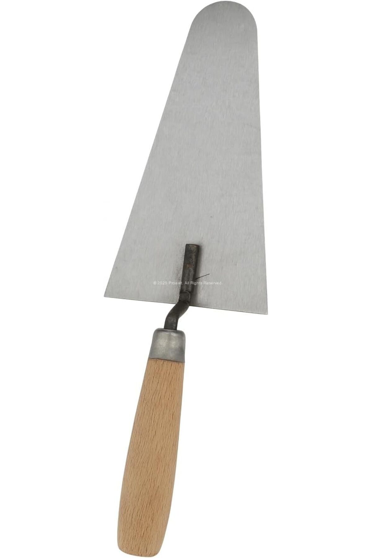 LuxShoping Ahşap Saplı Sıvacı Malası, 24 cm, Paslanmaz Yay Çeliği