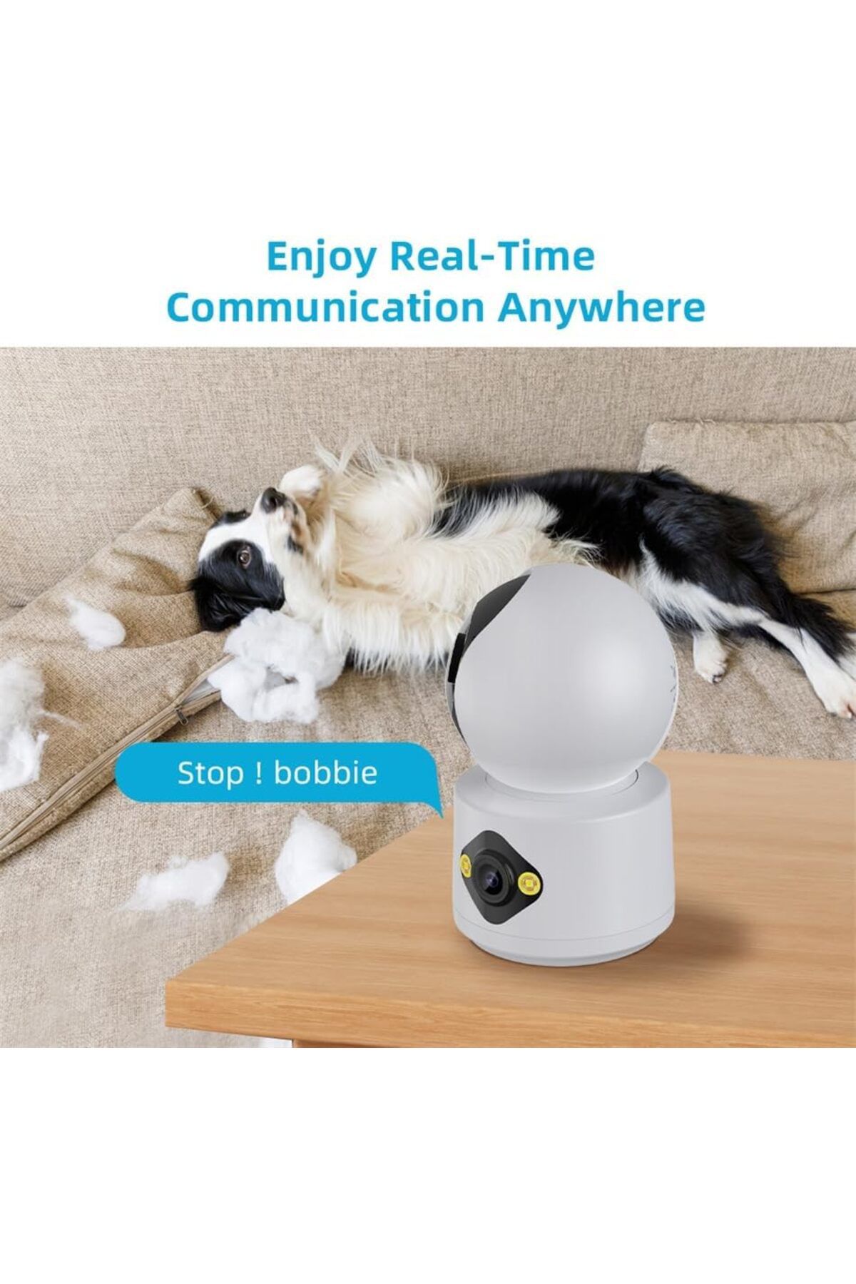 LuxShoping Akıllı Kamera, 4MP, Hareket Tespit ve Takibi, 360°, Ge