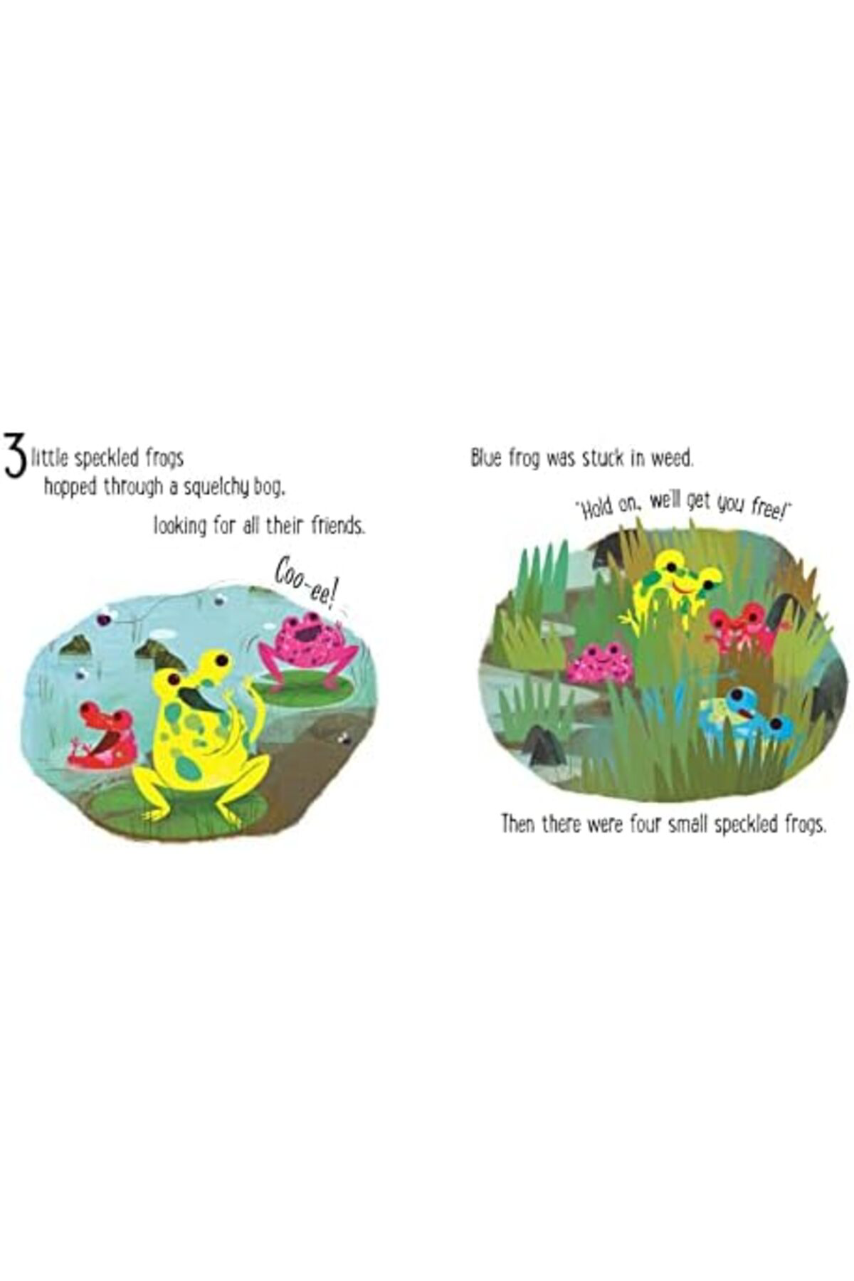 LuxShoping Altı Küçük Benekli Kurbağa (Küçük Tahta Kitapları) 114