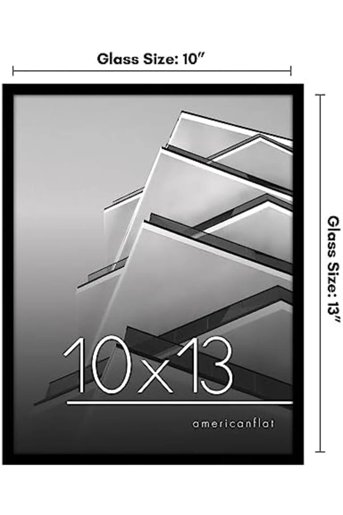 LuxShoping Americanflat Siyah 10x13 Resim Çerçevesi - Kırılmaya D