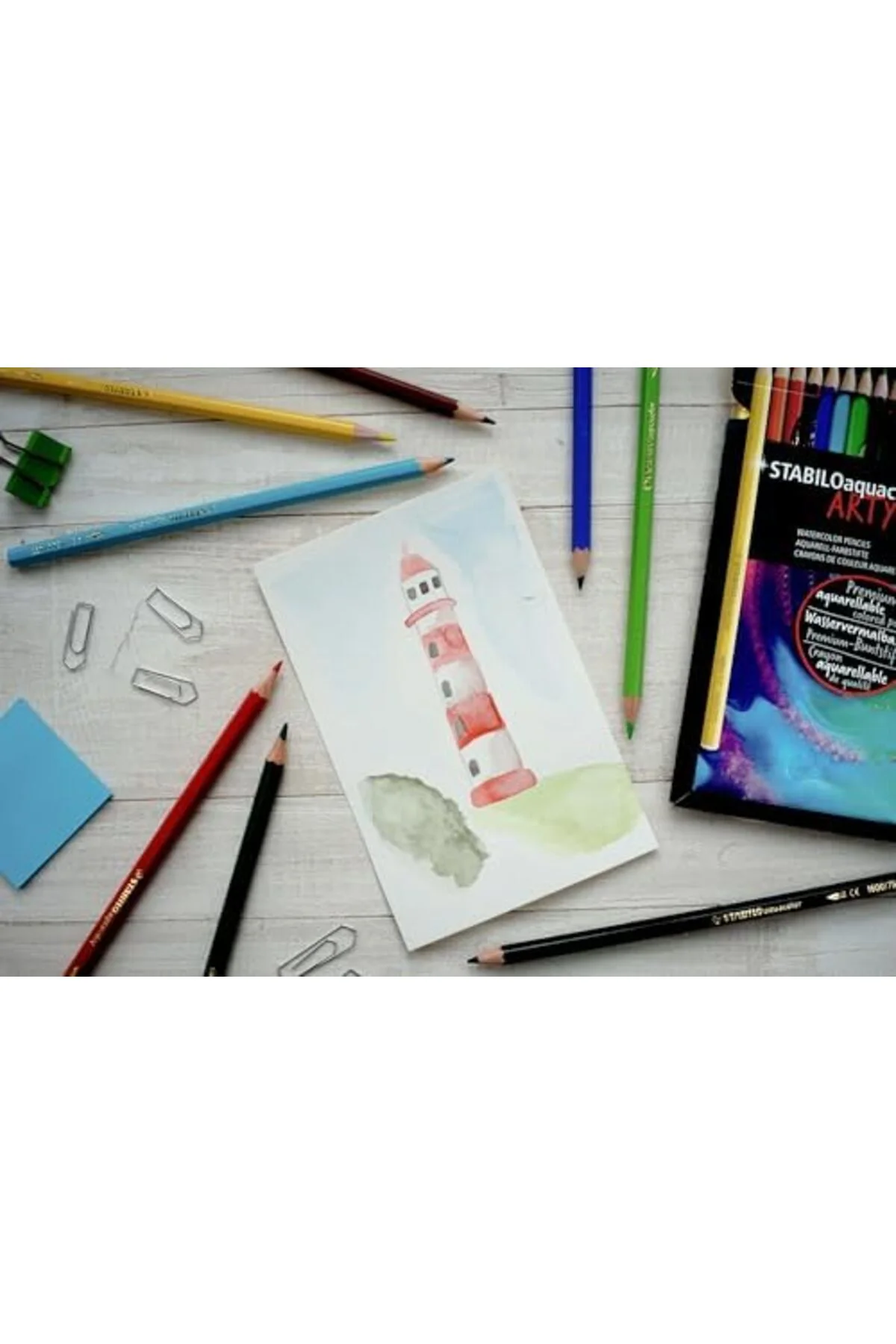 LuxShoping aquacolor ARTY - Kuru Boya Kalemi - 12'li Paket - Çeşi