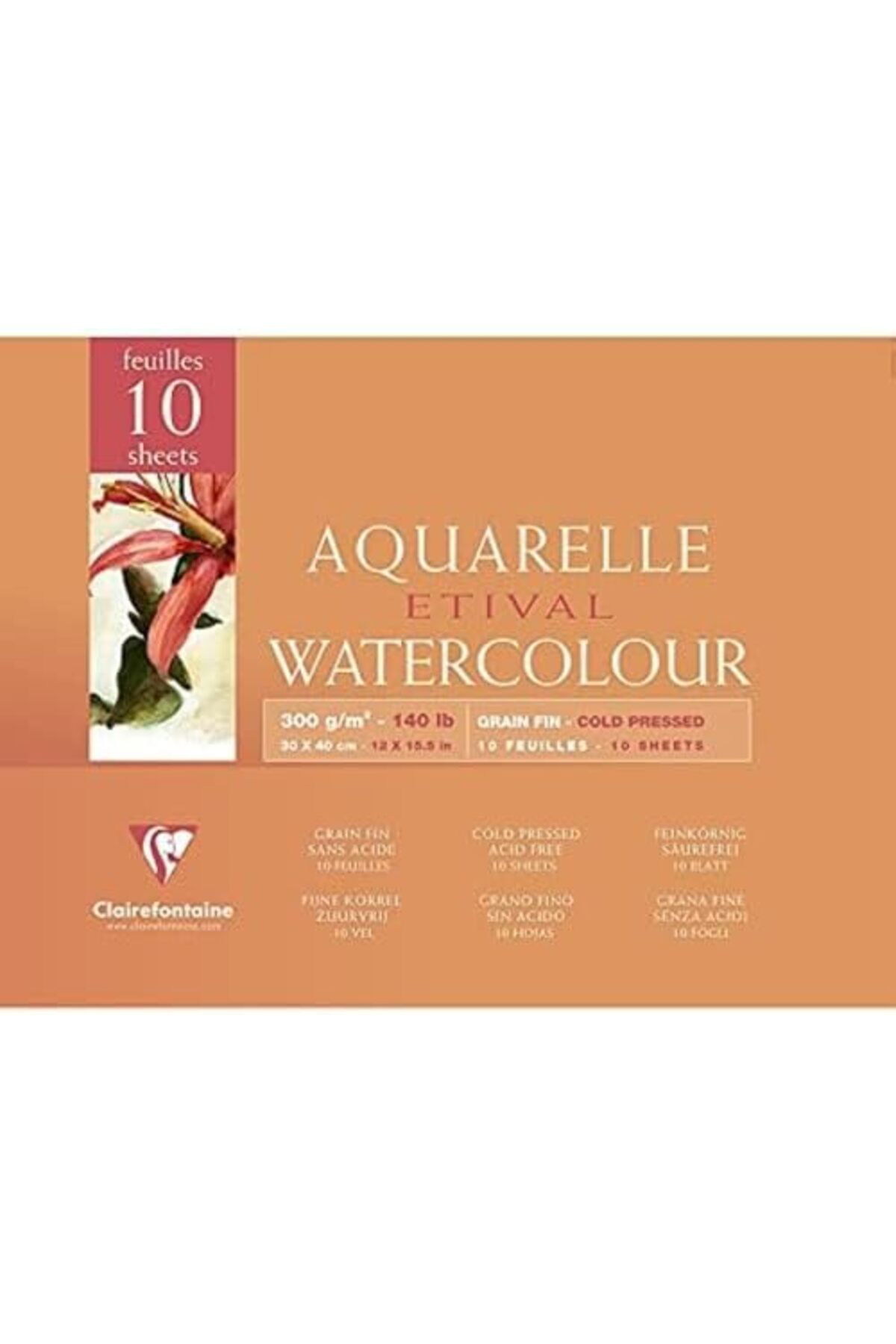 LuxShoping Aquarelle Yapışkan Kenarlı Defter, 240x320 mm 1142128