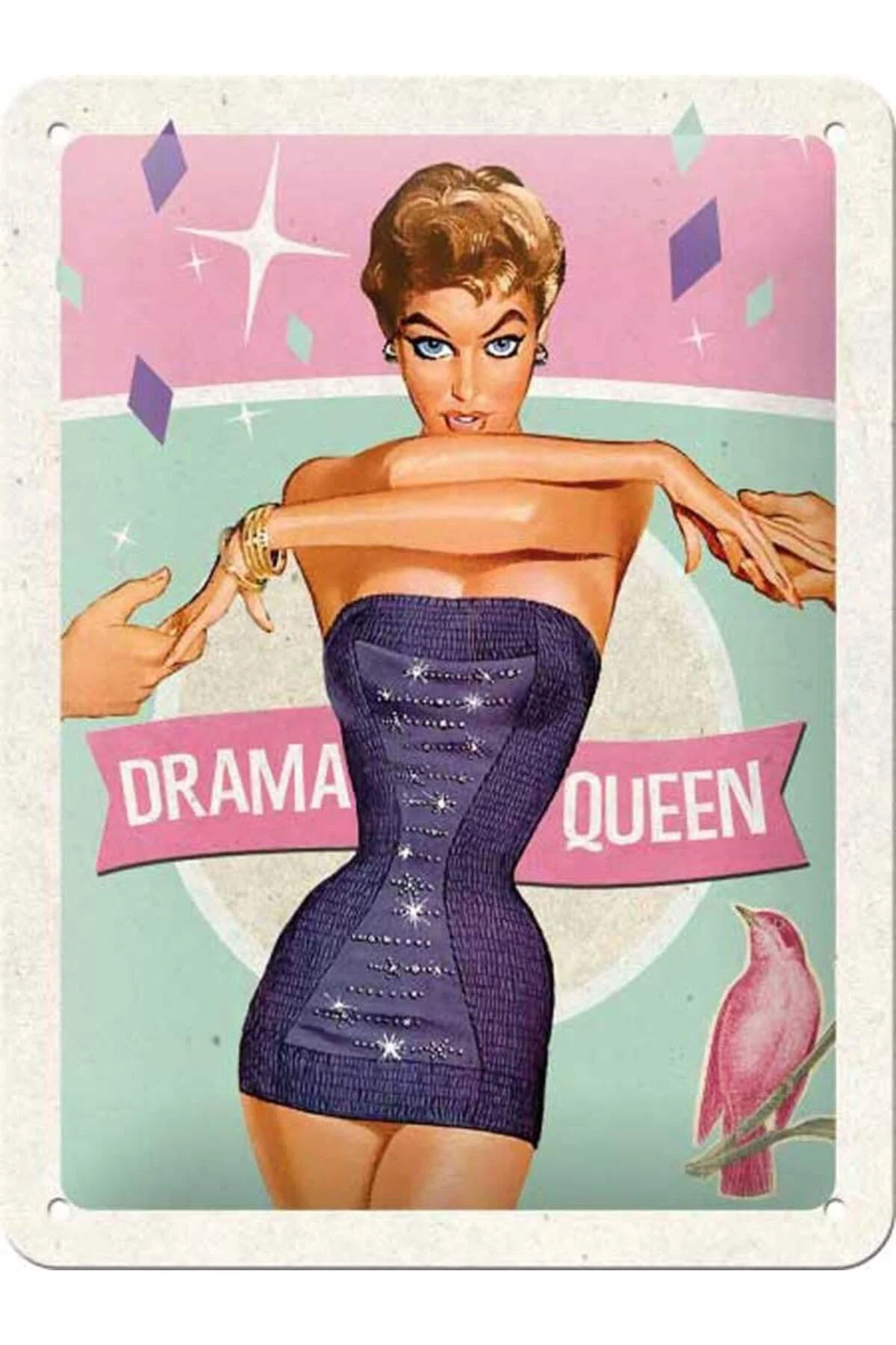 LuxShoping Art Drama Kabartmalı Metal Duvar Panosu 1142128