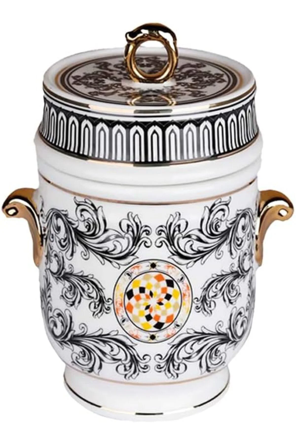 LuxShoping Art Margery Kulplu Kavanoz 22 cm 1142128 LuxShoping Art Margery Kulplu Kavanoz 22 cm 1142128