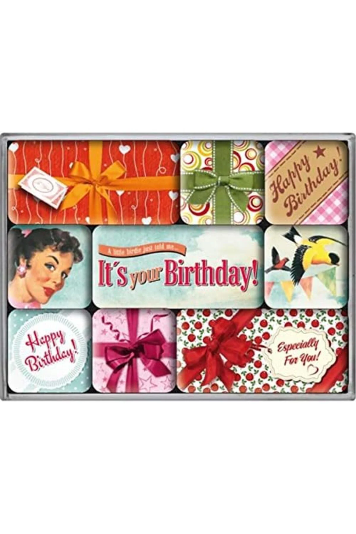 LuxShoping Art Say It Happy Birthday Magnet Set 1142128