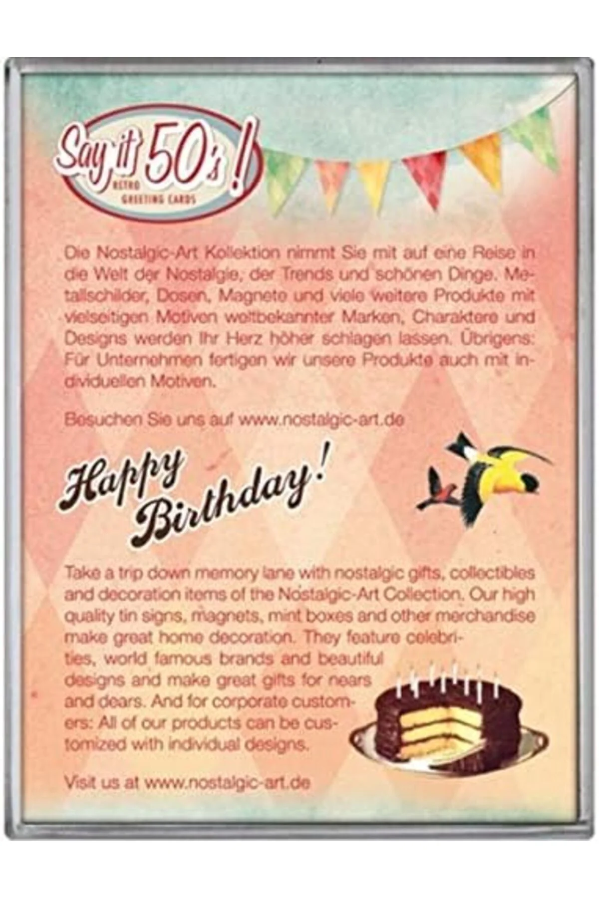 LuxShoping Art Say It Happy Birthday Magnet Set 1142128