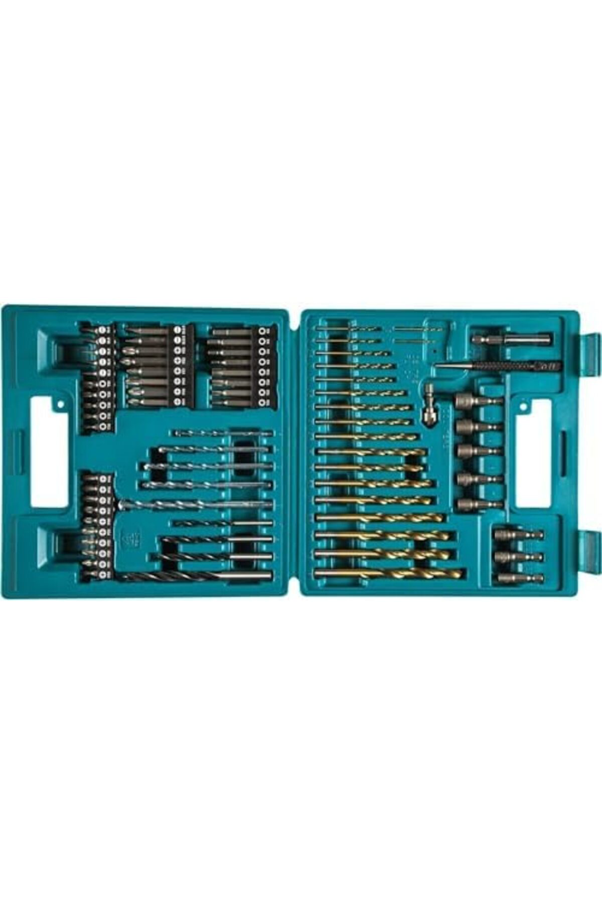 LuxShoping B-49373 delme ve vida-bit, 18 V, Mavi, Set 75 adet 114