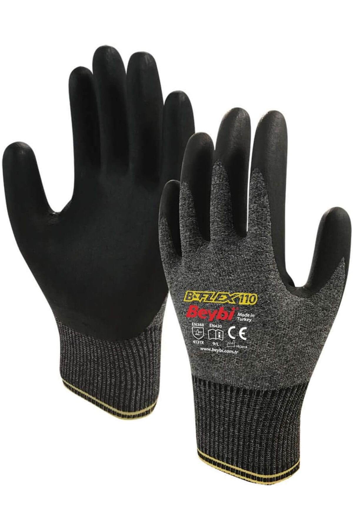 LuxShoping B-Flex110 Likralı Nitril Eldiven 7 - Çift 1142128