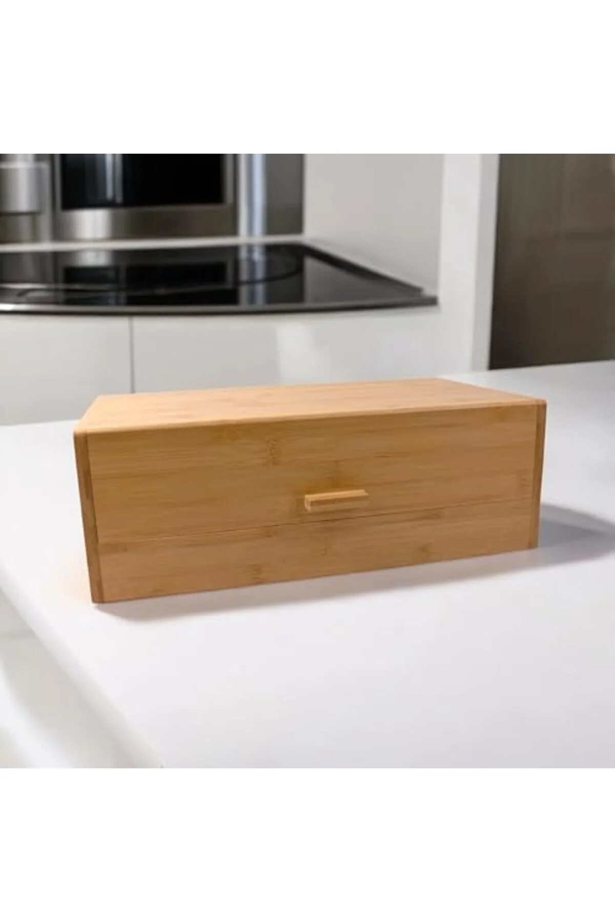 LuxShoping Bambu Ekmek Kutusu Ekmek Dolabı, Ekmek Sepeti Sandığı,