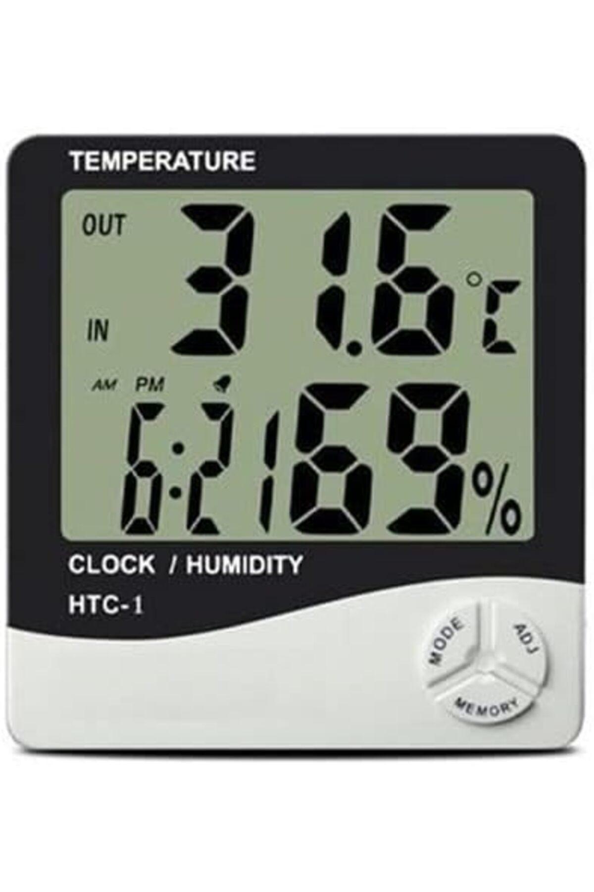 LuxShoping Bebek Odası Masaüstü Dijital Termometre Nem Ölçer Higr