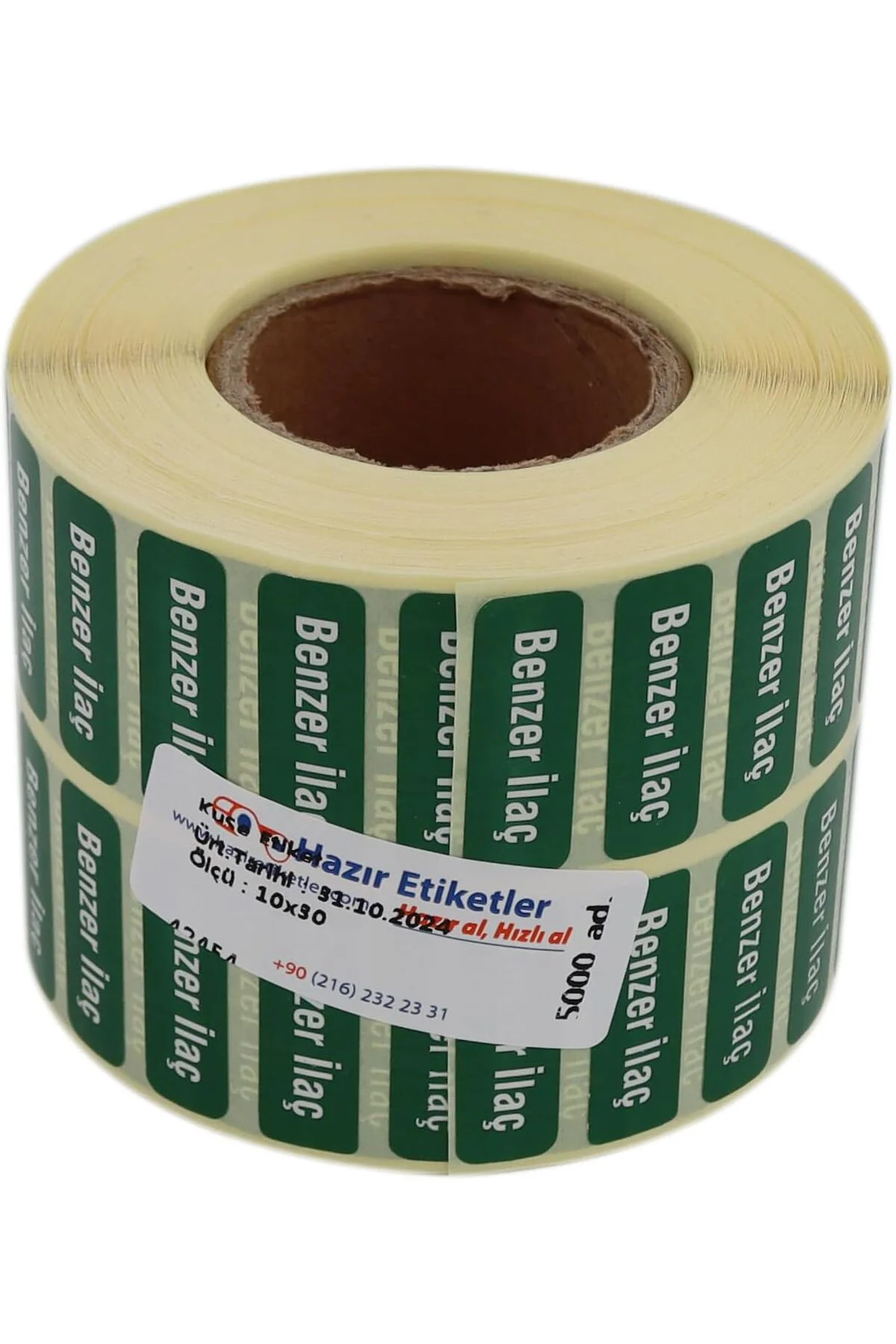 LuxShoping Benzer İlaç Etiketi 30mm X 10mm 5000 Adet Kuşe Rulo Et LuxShoping Benzer İlaç Etiketi 30mm X 10mm 5000 Adet Kuşe Rulo Et