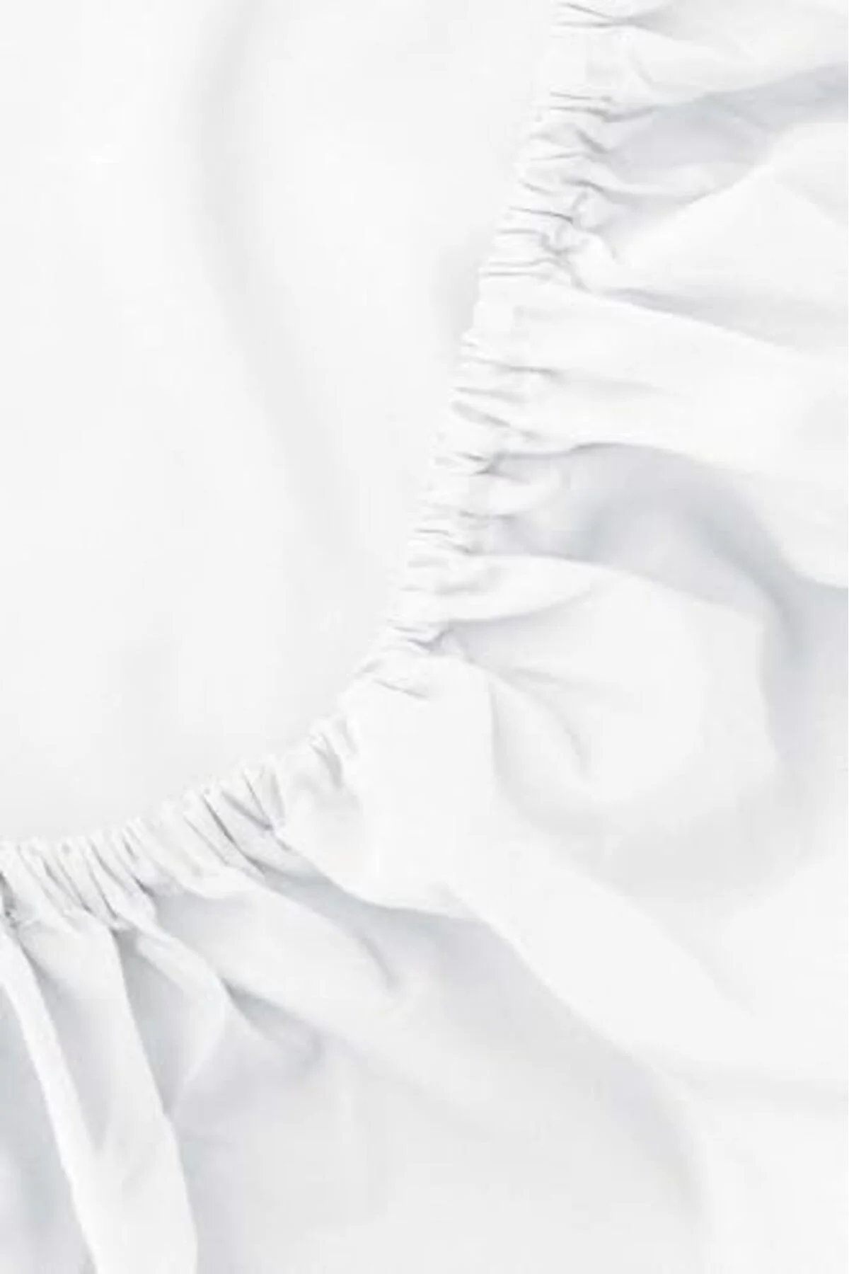 LuxShoping Beyaz Pamuklu Tek Kişilik Lastikli Çarşaf 100x200 1142