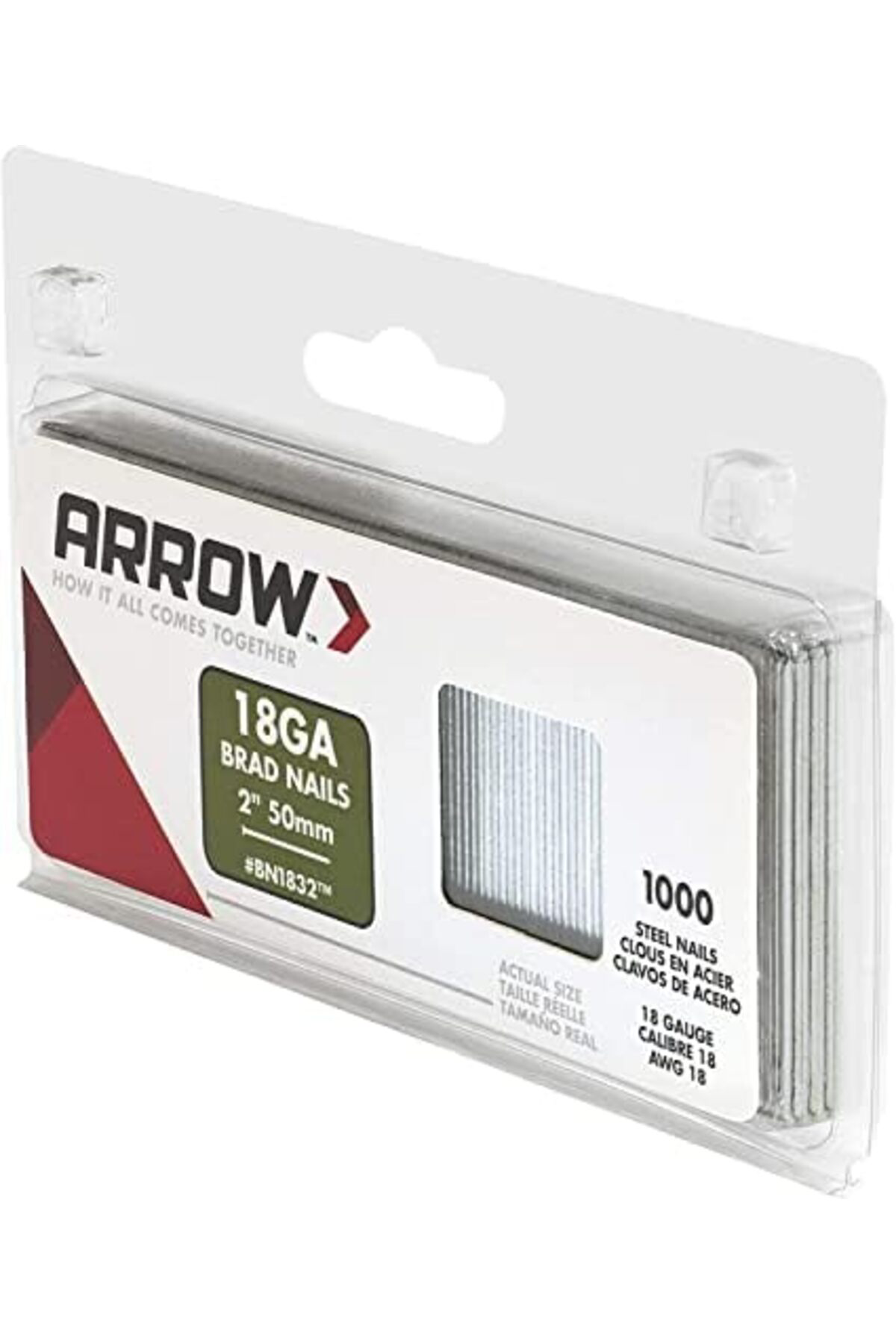 LuxShoping BN1832 50mm 1000 Adet Profesyonel Kesik Başlı Çivi 114