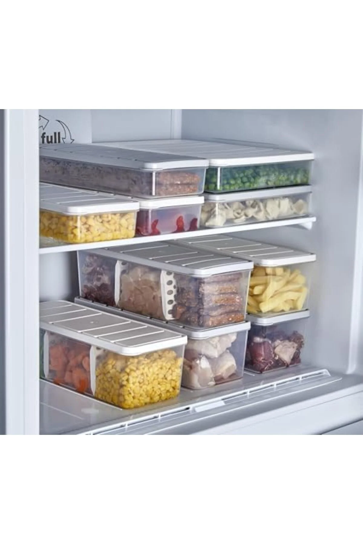 LuxShoping Bölmeli 10'lu Nora Saklama Kabı 2 LT AÇIK GRİ 1142128 LuxShoping Bölmeli 10'lu Nora Saklama Kabı 2 LT AÇIK GRİ 1142128