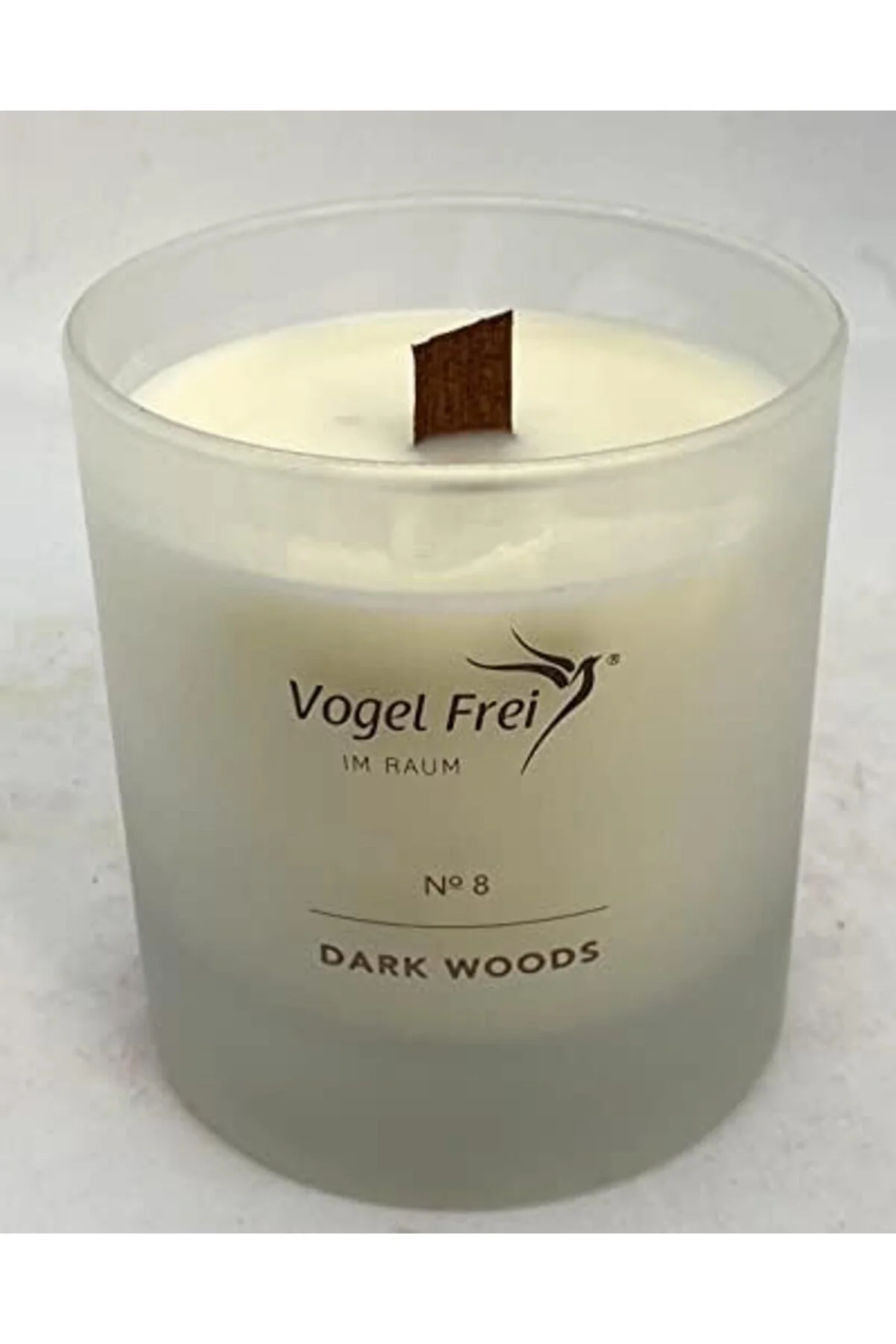 LuxShoping BÜYÜK AHŞAP FİTİLLİ WOODS VEGAN MUM 1142128