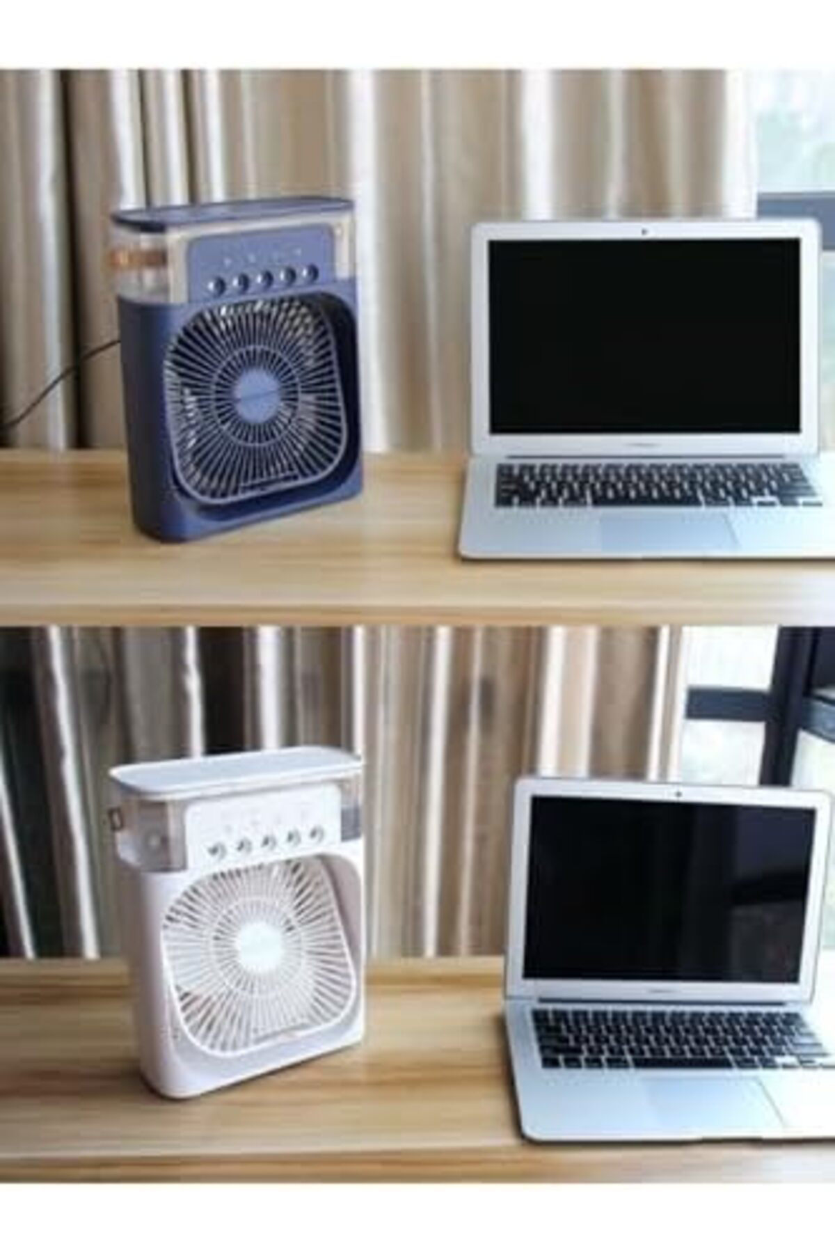 LuxShoping Buzlu Vantilatör Mini Fan 5 Spreyli Su Püskürtmeli 600