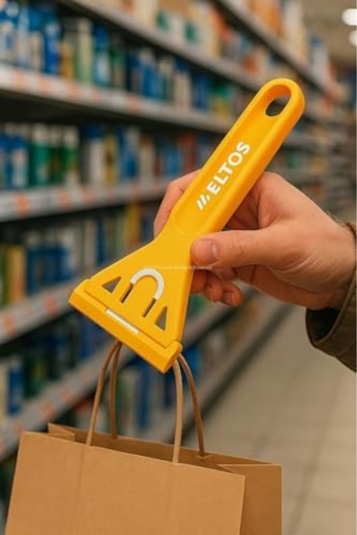 LuxShoping Cam Kazıma Bıçağı, Plastik, Çelik Uçlu, Ergonomik Sapl