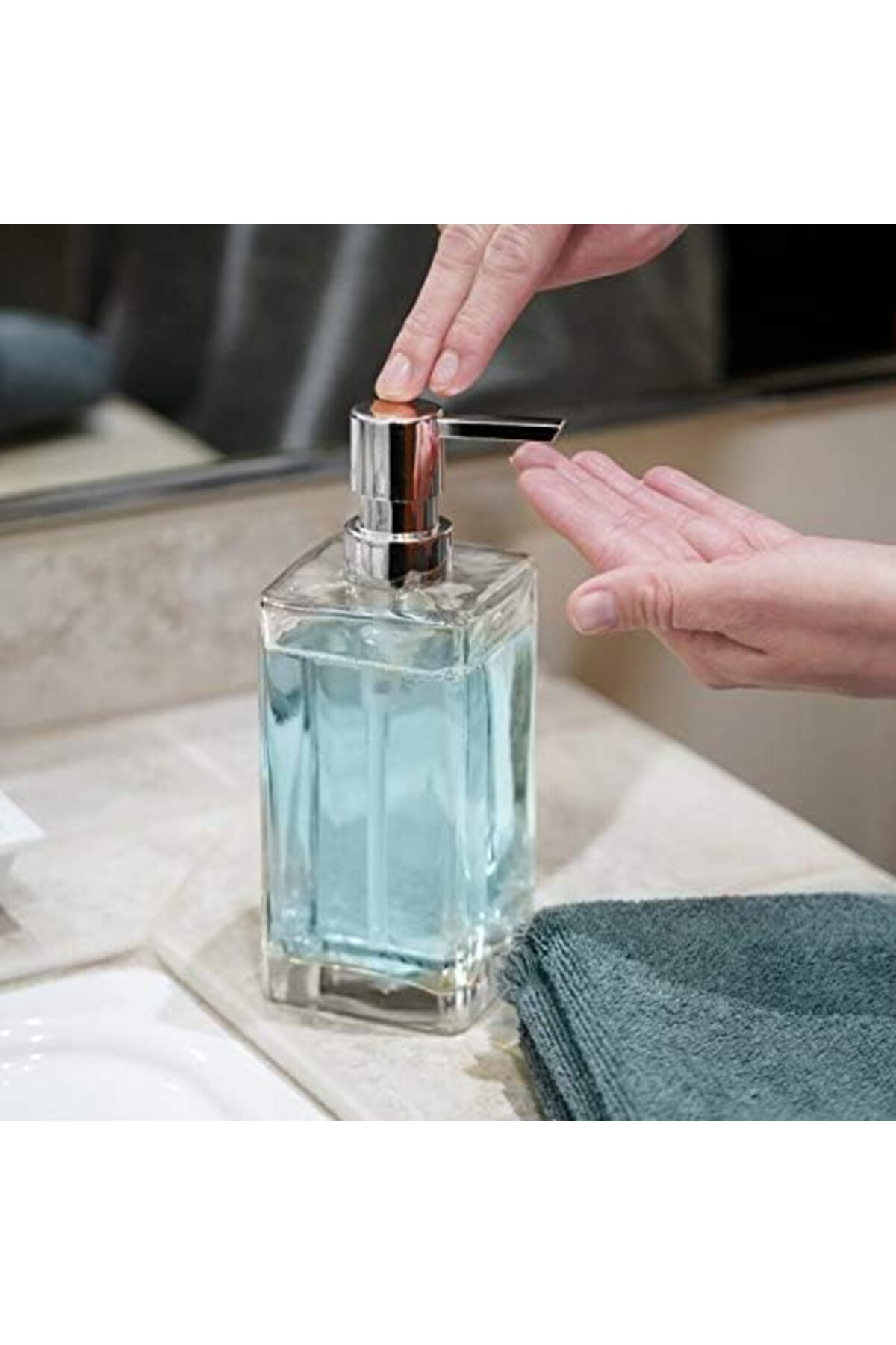 LuxShoping Cam Sabunluk, 368 ml, Aqua 1142128