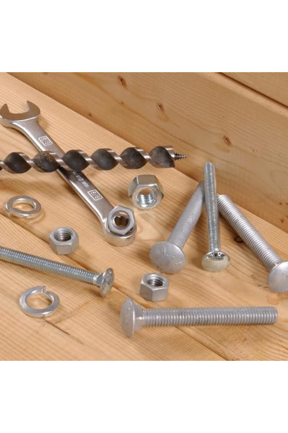 LuxShoping Carriage Bolt, Steel, 5/16-18 x 2-In., 100-Pk. -240090