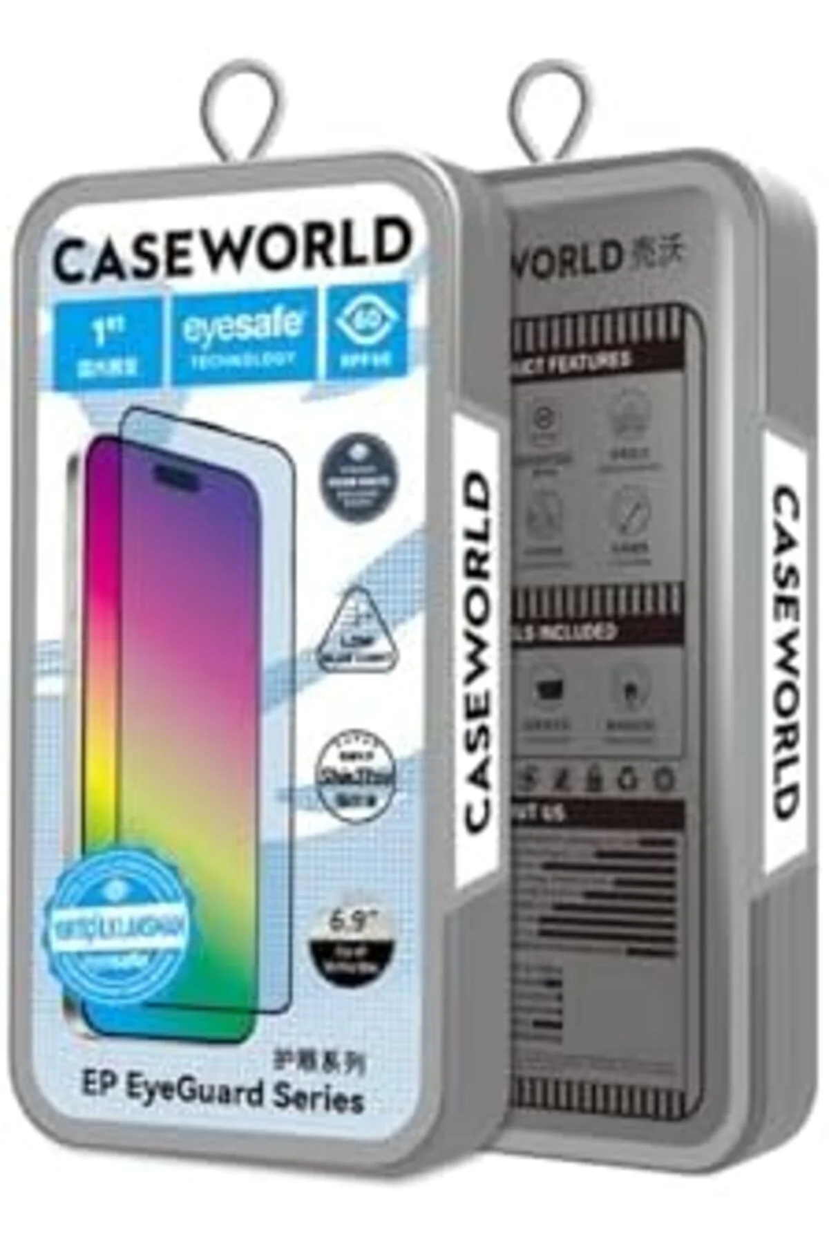 LuxShoping CaseWorld 16 Pro Max ile Uyumlu CaseWorld EyeGuard Ser LuxShoping CaseWorld 16 Pro Max ile Uyumlu CaseWorld EyeGuard Ser