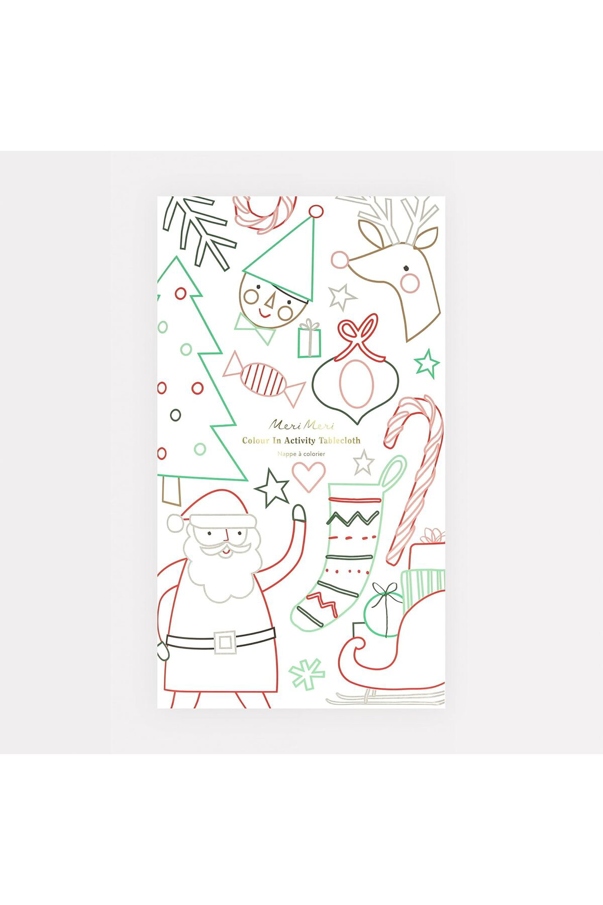 LuxShoping - Christmas Colour In Activity Tablecloth - Yeni Yıl A