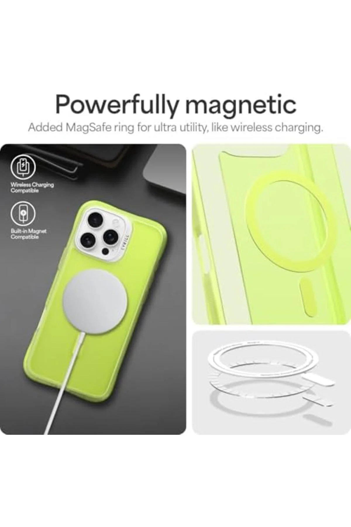 LuxShoping Ciel by 16 Pro Max ile uyumlu MagSafe Kılıf UltraSheer LuxShoping Ciel by 16 Pro Max ile uyumlu MagSafe Kılıf UltraSheer