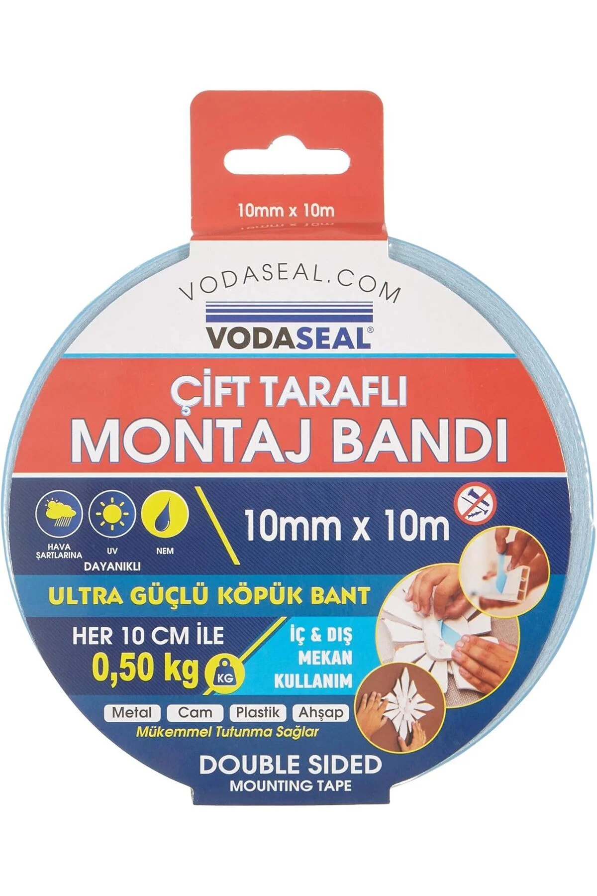 LuxShoping Çift Taraflı Montaj Bandı, 10mmx10mt 1142128