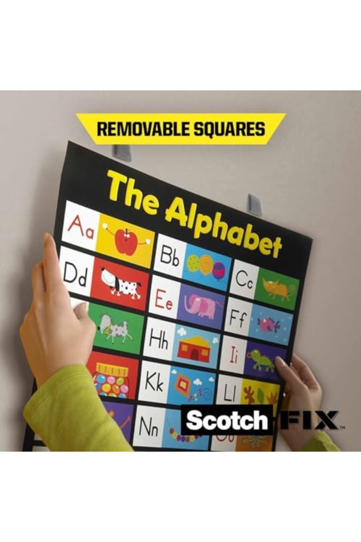 LuxShoping Çift Taraflı Yapışıp Çıkabilen Köpük Kareler 64 Adet 1