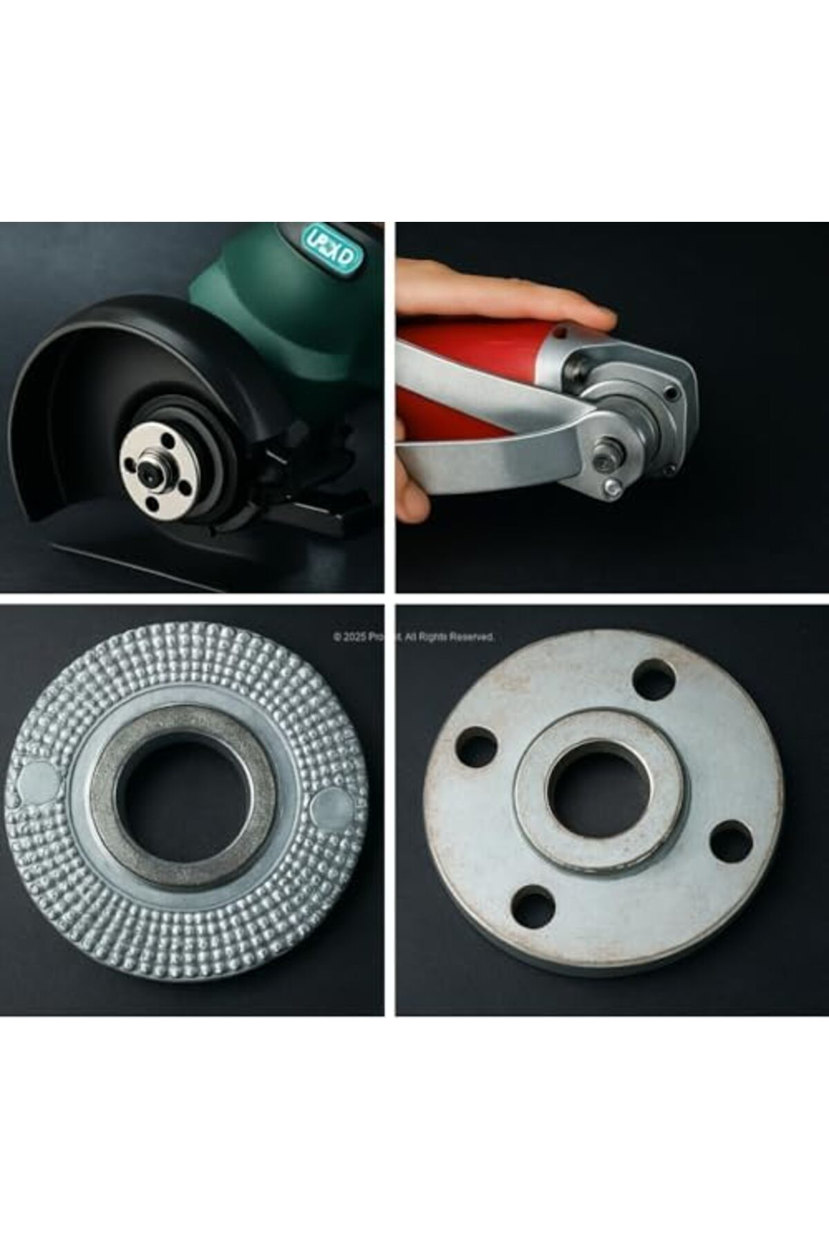 LuxShoping Çiftli Taşlama Somunu, Tüm Taşlama Makinelerine Uyumlu